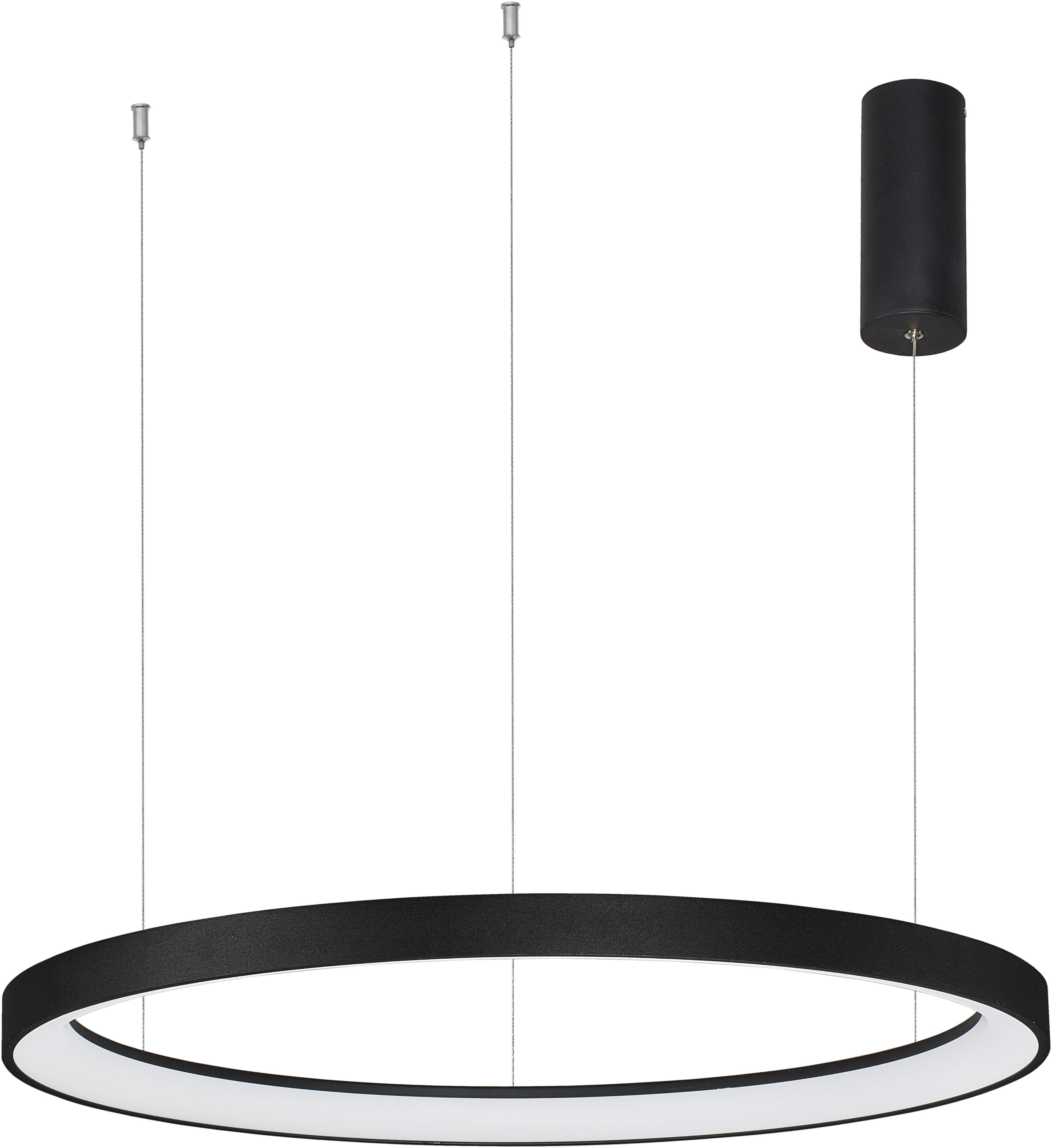 NOVA LUCE LED-Hängeleuchte Pertino Schwarz 78cm