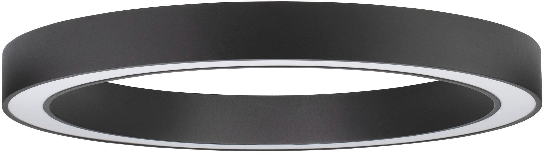 NOVA LUCE LED-Hängeleuchte MORBIDO 80cm Aluminium Schwarz