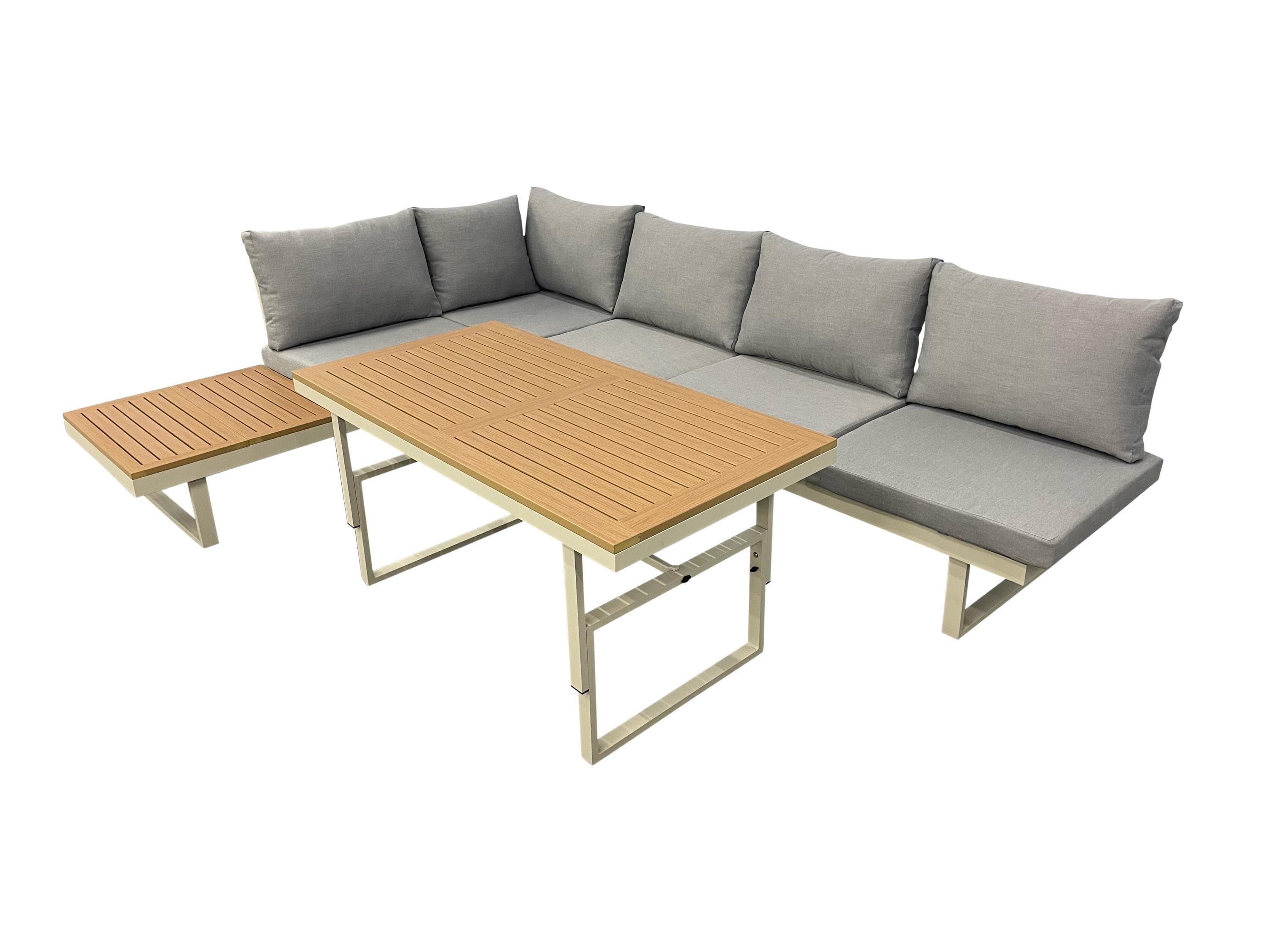 Lounge-Set greemotion LIMA Beige Aluminium Gartenlounge