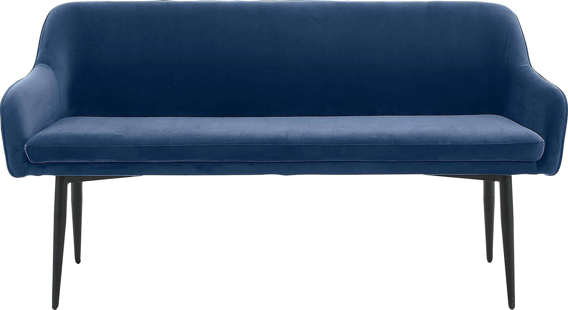 SalesFever Sitzbank Blau Metall Armlehnen