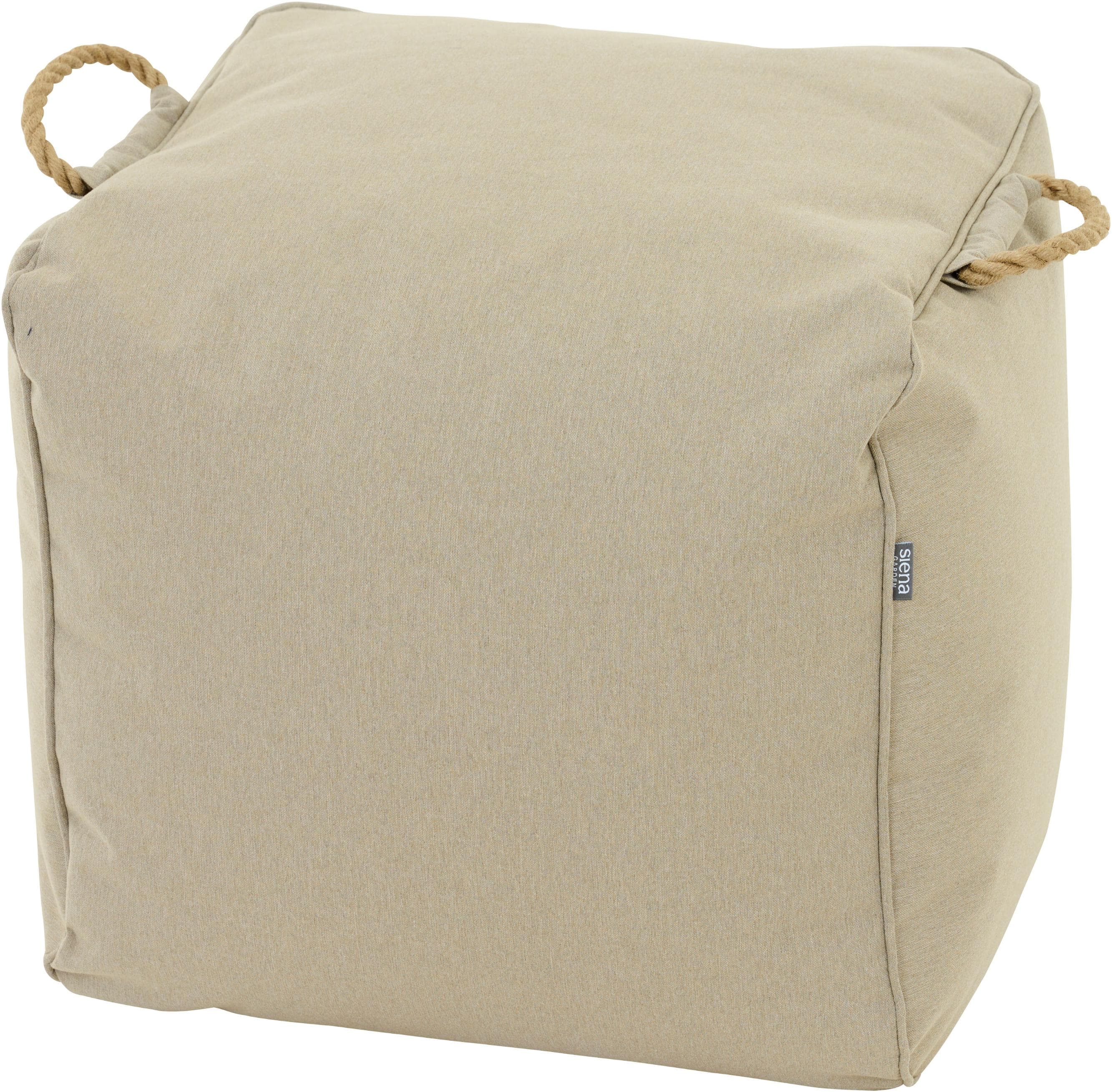 siena GARDEN Gartenhocker Integral-Hocker Braun