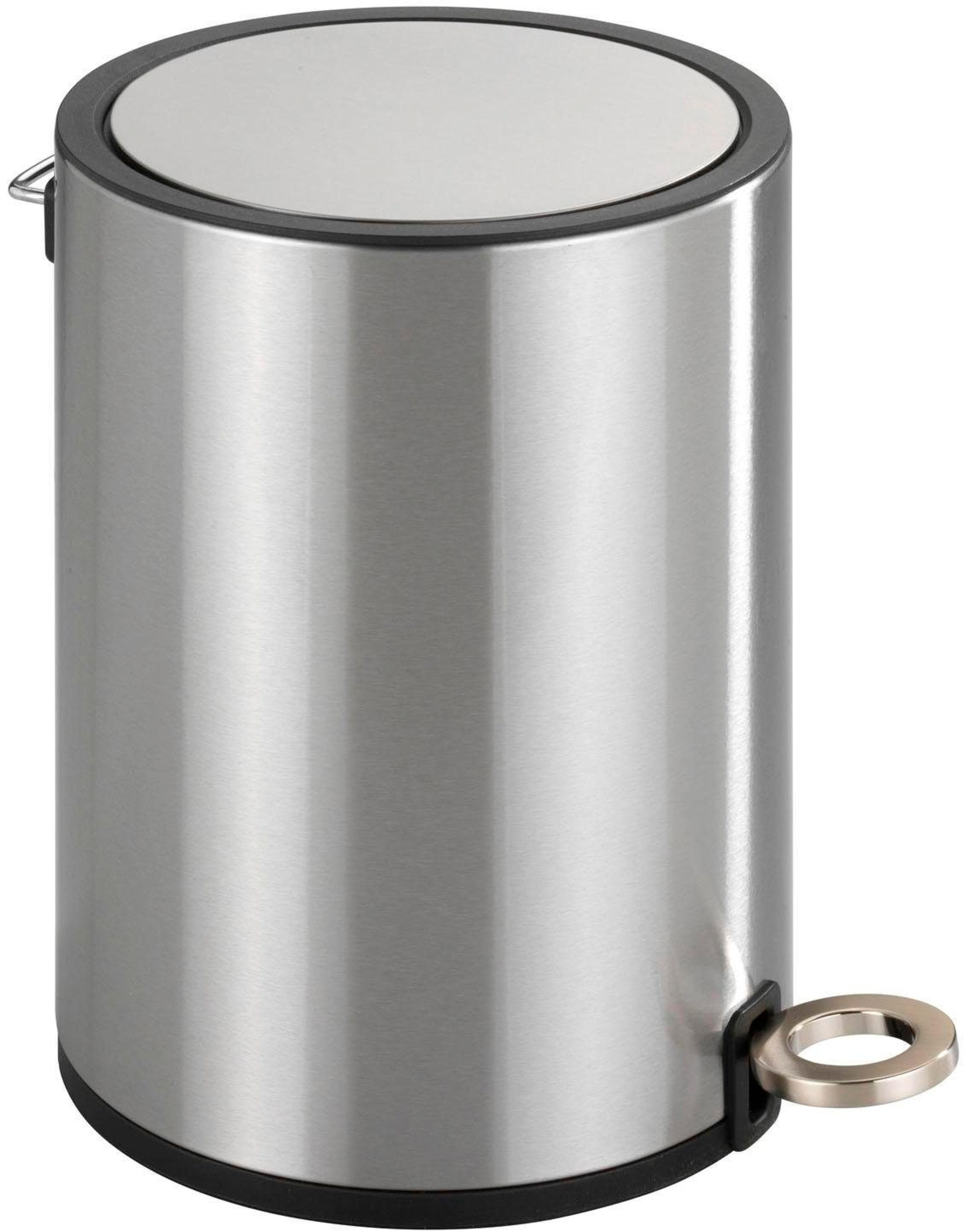 Kosmetikeimer WENKO Monza Schwarz Edelstahl Kunststoff 3 Liter