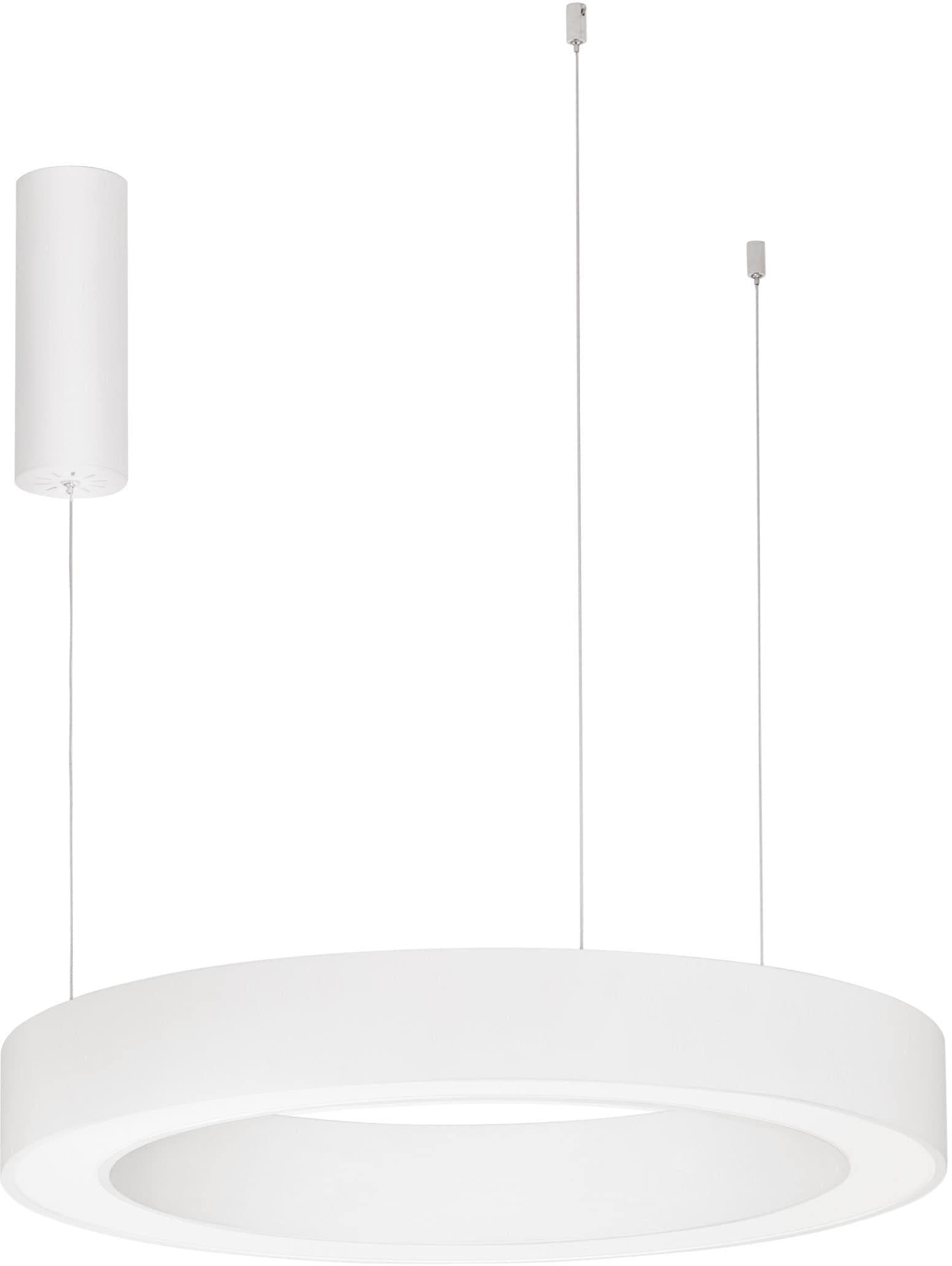 NOVA LUCE LED-Hängeleuchte MORBIDO weiß 60cm