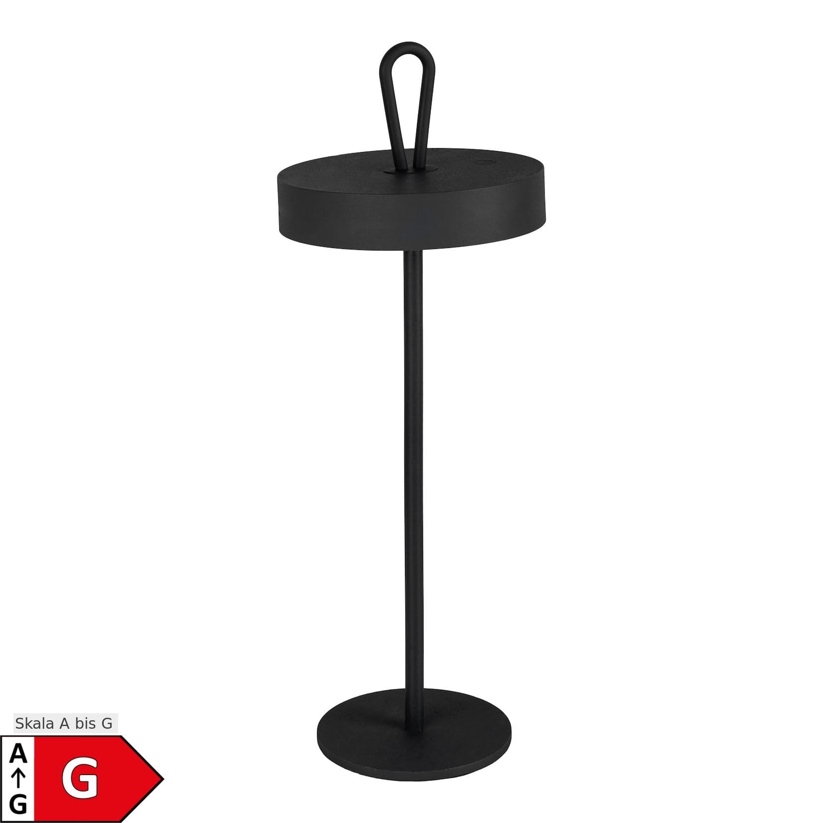 Näve Außen-Tischleuchte Ella - Dimmbare LED-Außenlampe Schwarz