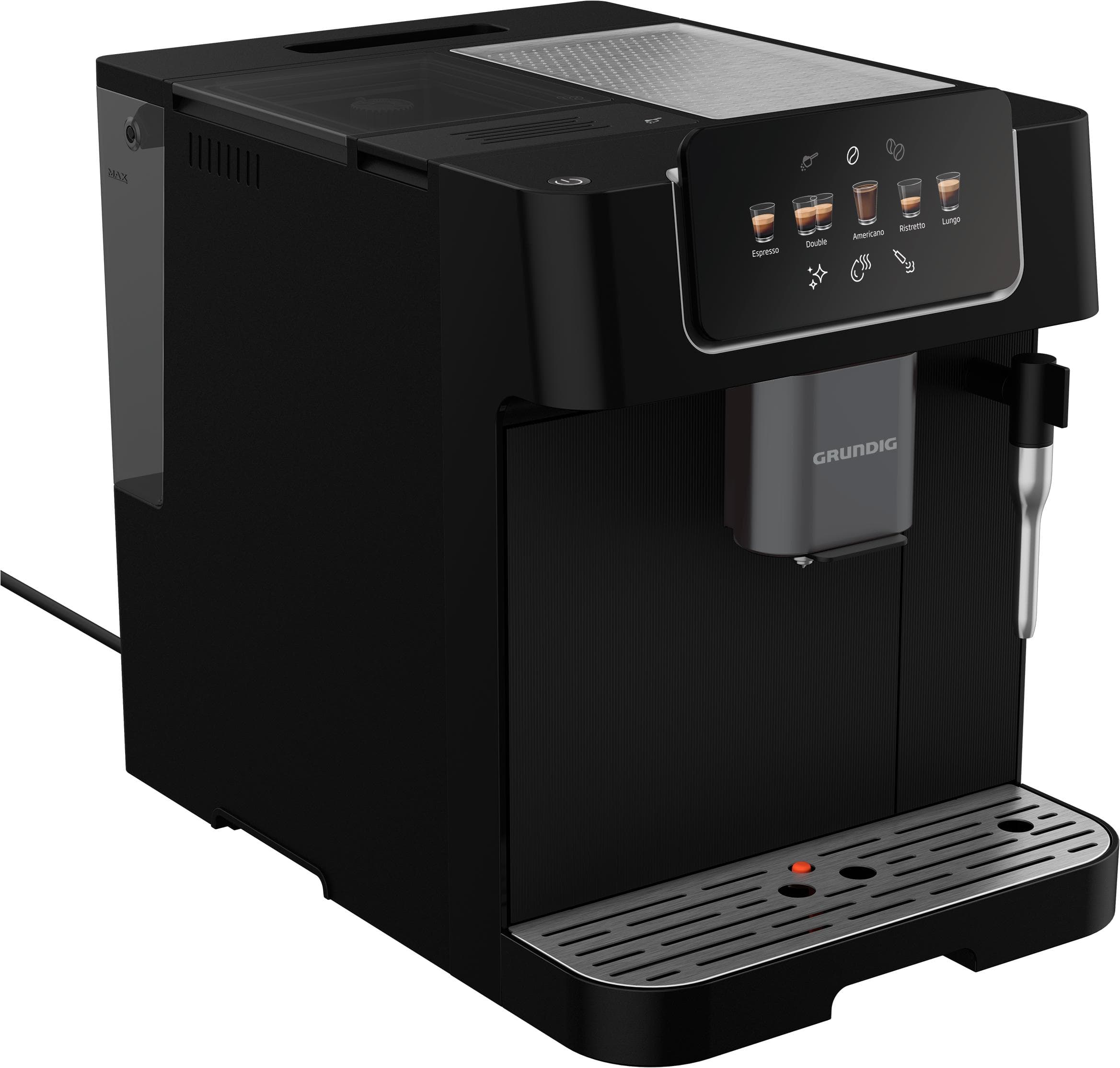 Grundig Kaffeevollautomat KVA 6230 Schwarz Edelstahl
