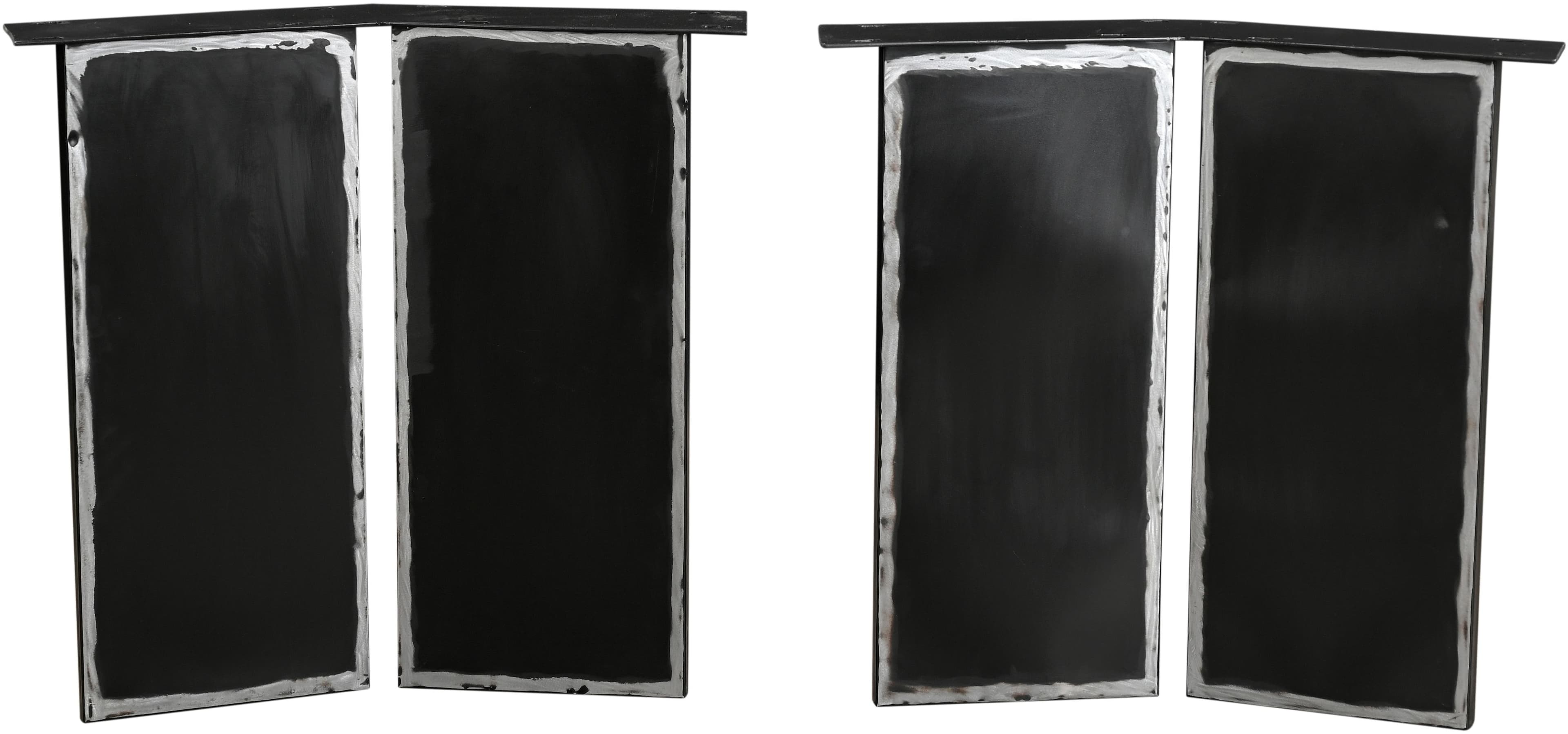 SIT Tischbein im Antikschwarz Look - Metall, Lackiert