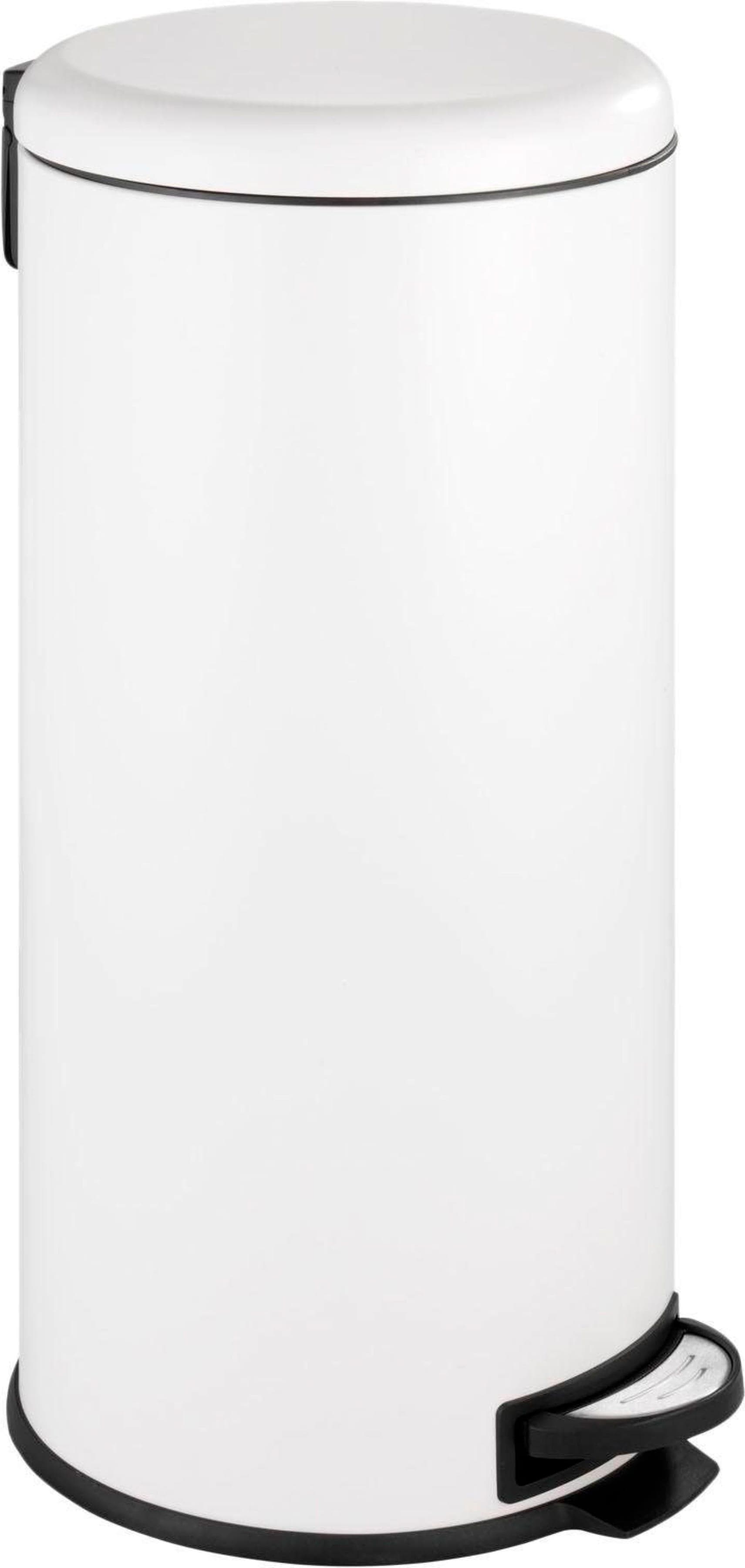 Kosmetikeimer WENKO Leman Altweiß Stahl 30 Liter