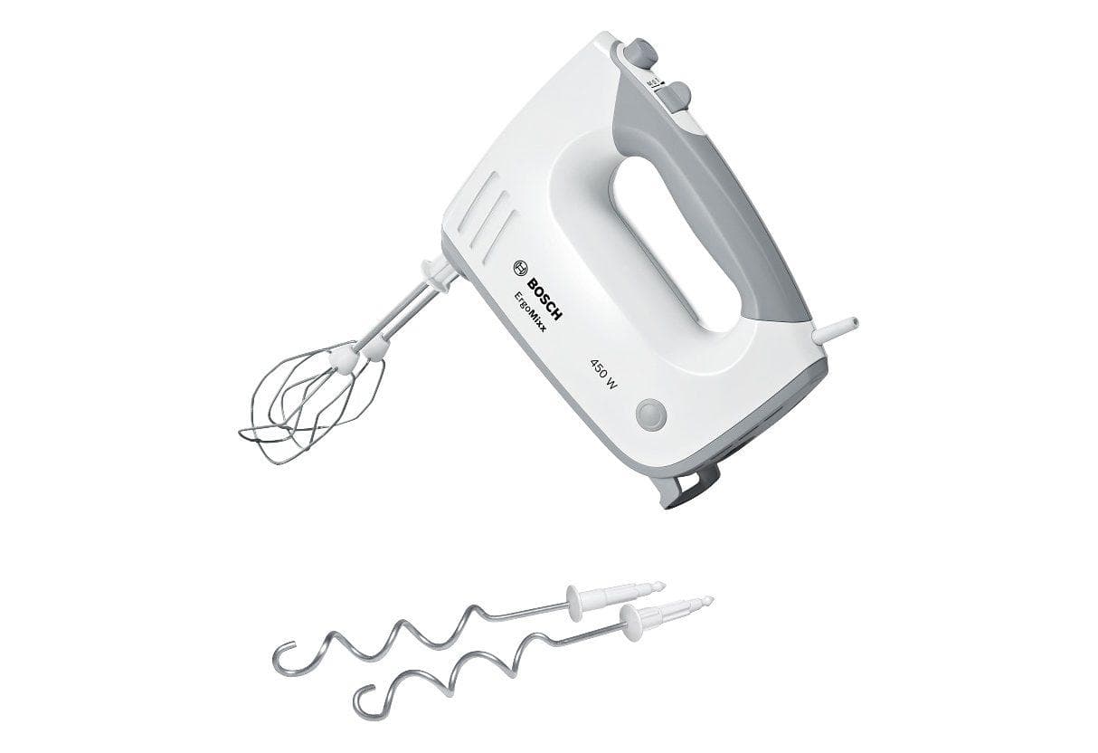 Bosch Handmixer ErgoMixx MFQ36400 weiß grau 5 Stufen