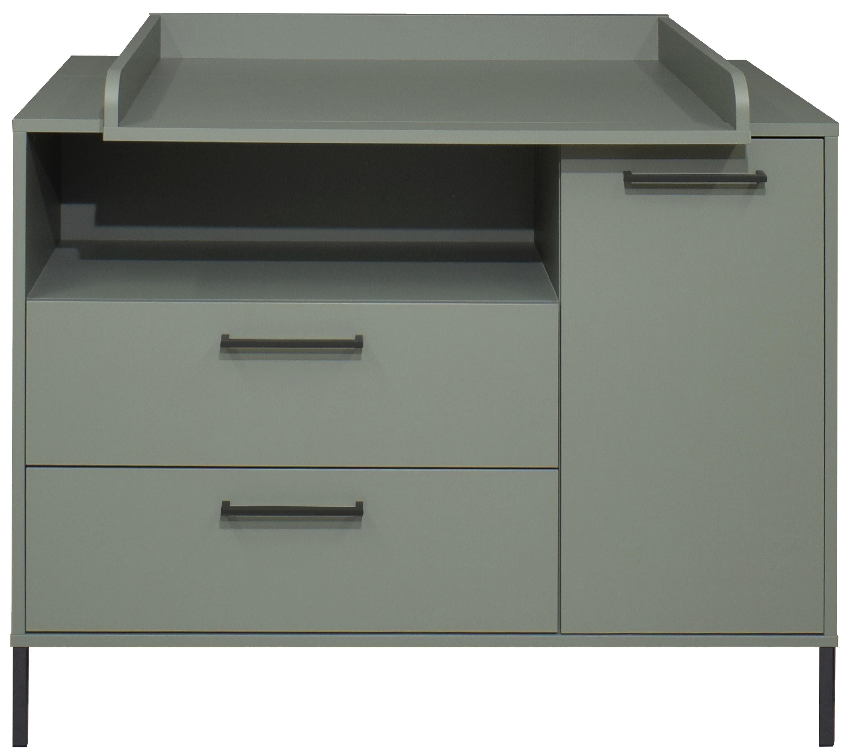 Mäusbacher Wickelkommode Ole grün mit Soft-Close