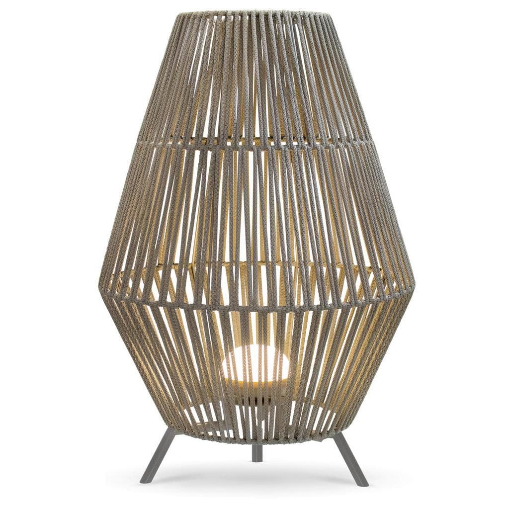 Newgarden Conta LED-Akku-Tischlampe Taupe 72cm