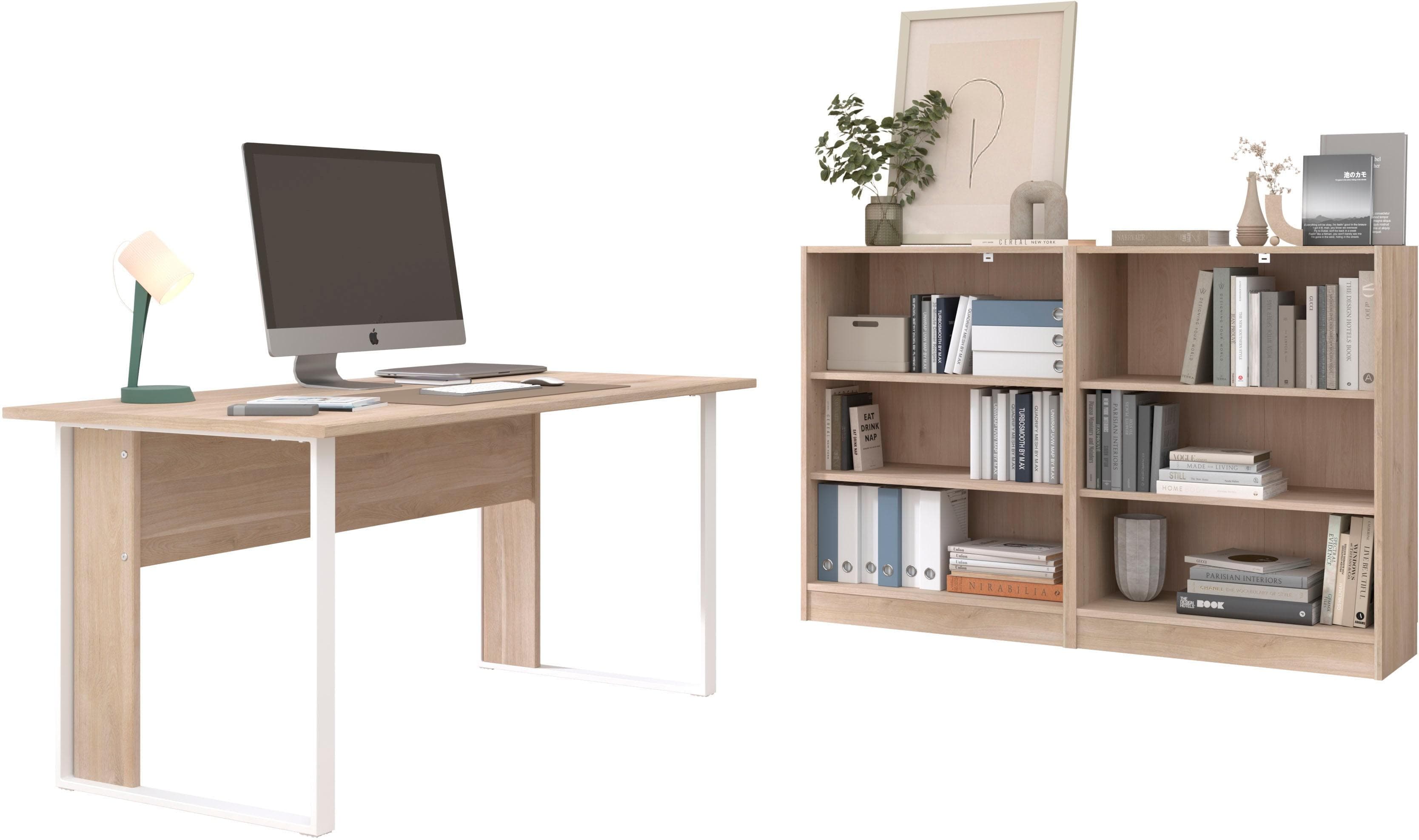 Parisot Start Up 22 Büromöbel-Set natur Japanische Eiche Melamin