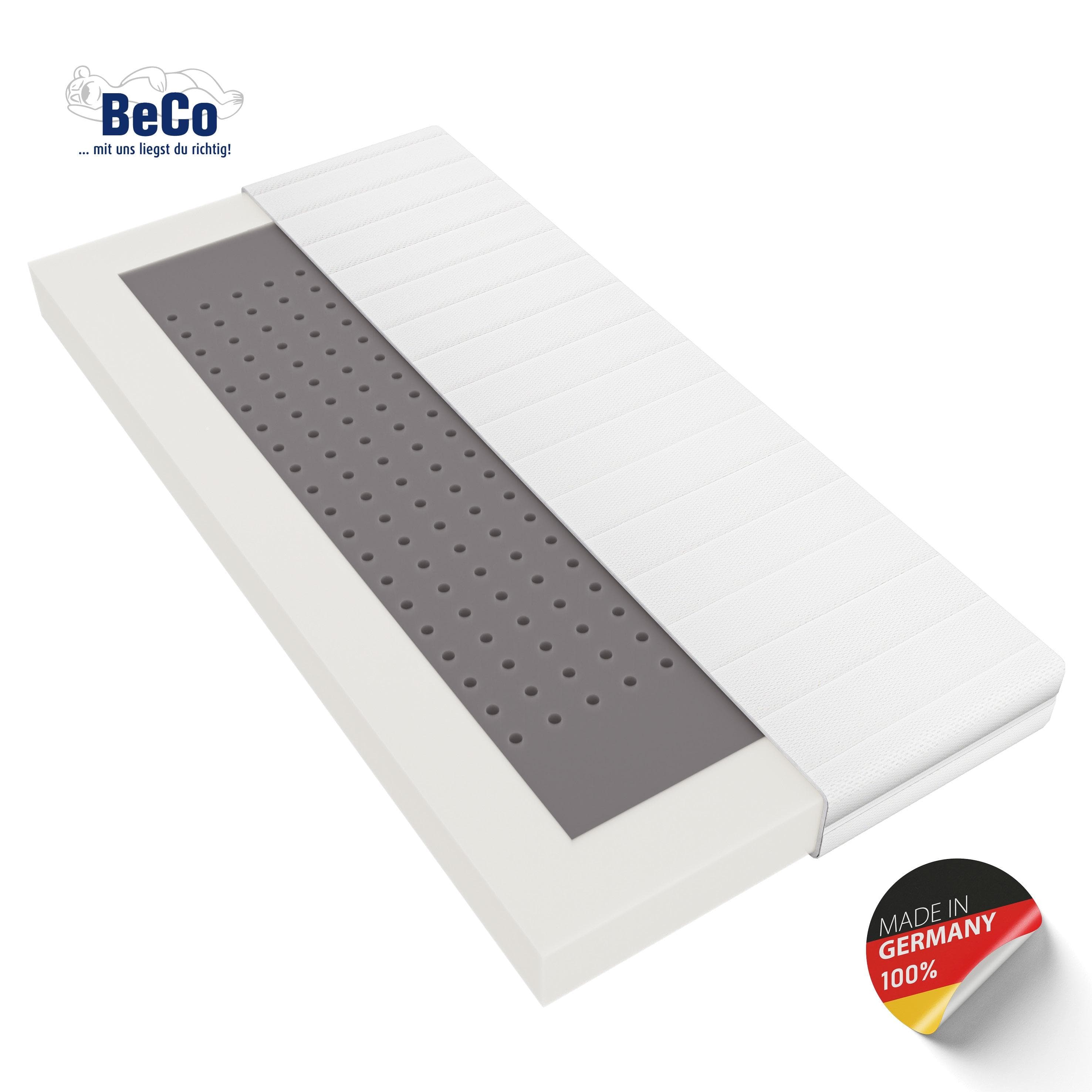 Babymatratze BeCo Kaja, ergonomisch, hygienisch und strapazierfähig, Kinder, flexibel, 0 kg - 100 kg, 11 cm, Polyester Bezug, 80x200 cm