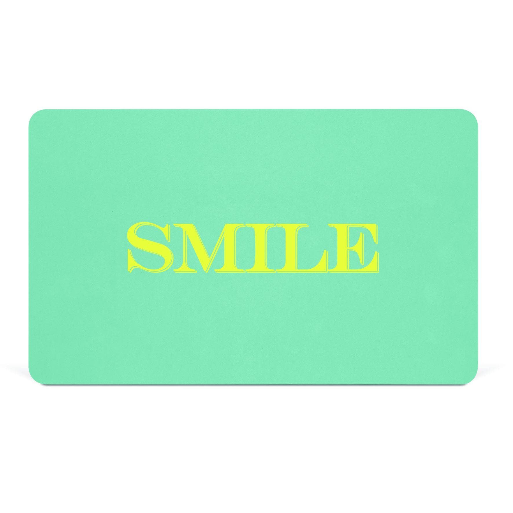 Frühstücksbrett DESIGN@HOME SMILE Blau/Türkis/Grün Resopal