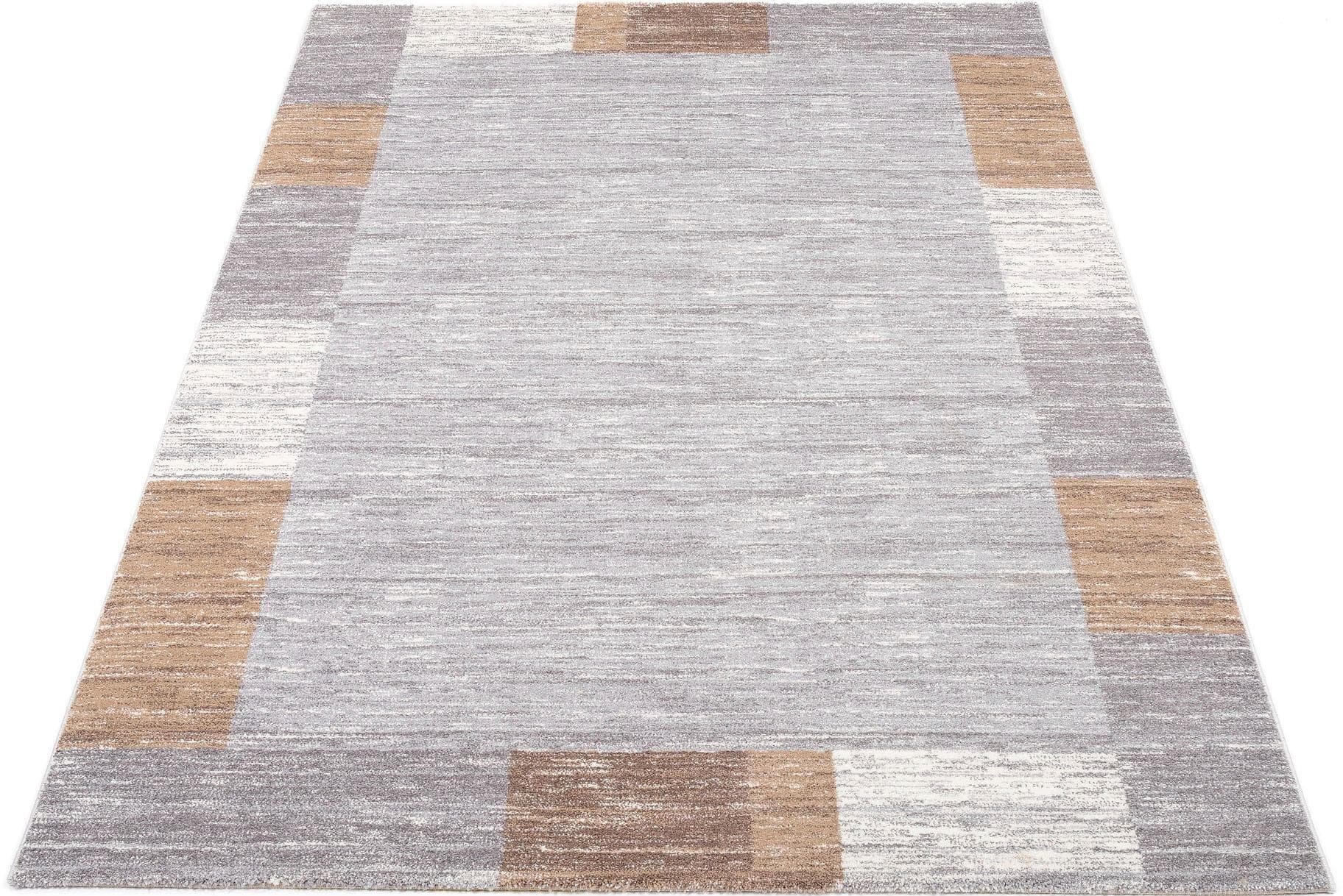 OCI DIE TEPPICHMARKE Sofi Star Teppich: Weicher Polyester in Beige & Braun