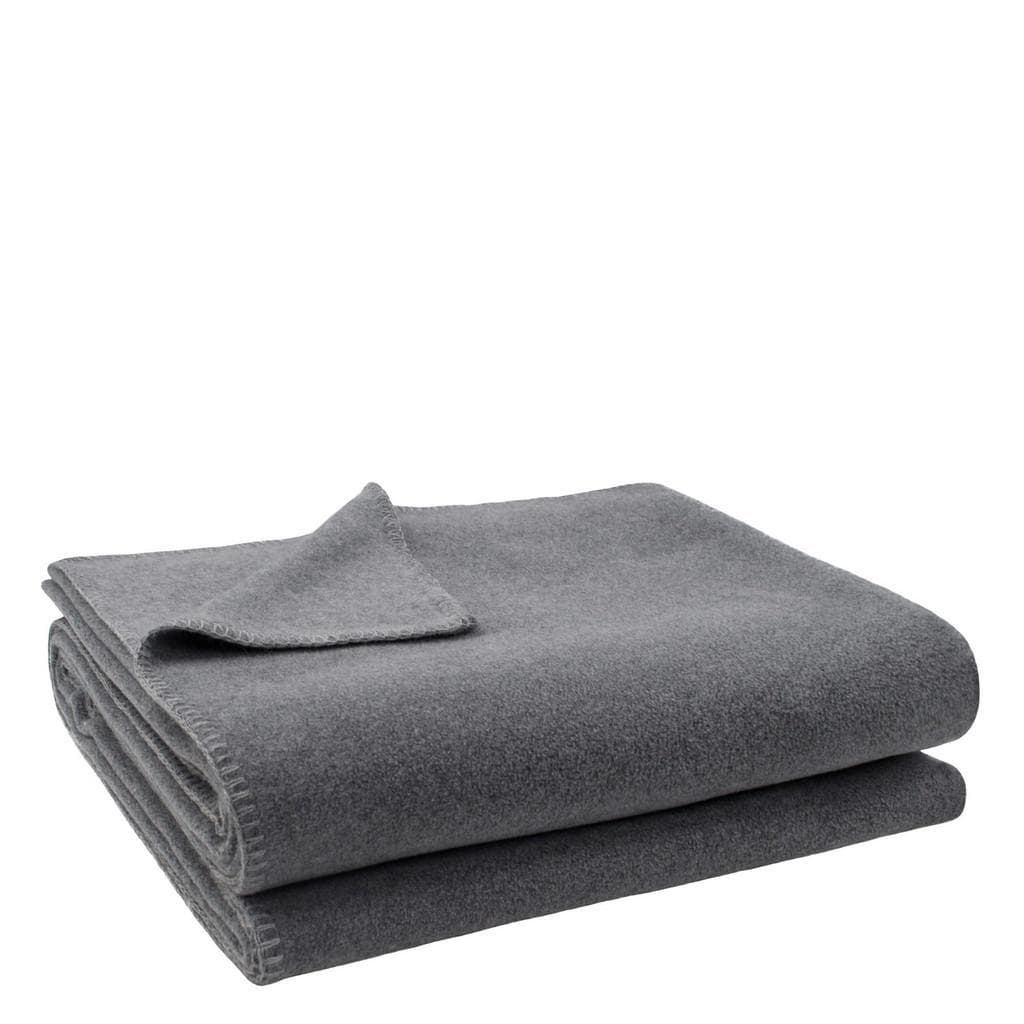 Zoeppritz Fleecedecke Soft-Fleece Grau 160x200 cm