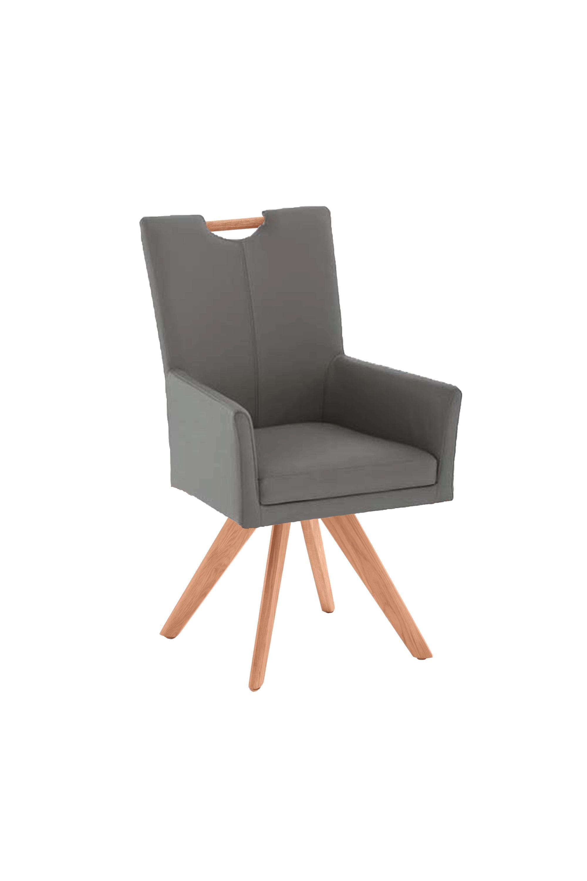 NIEHOFF Polsterstuhl COLORADO Leder Kernbuche