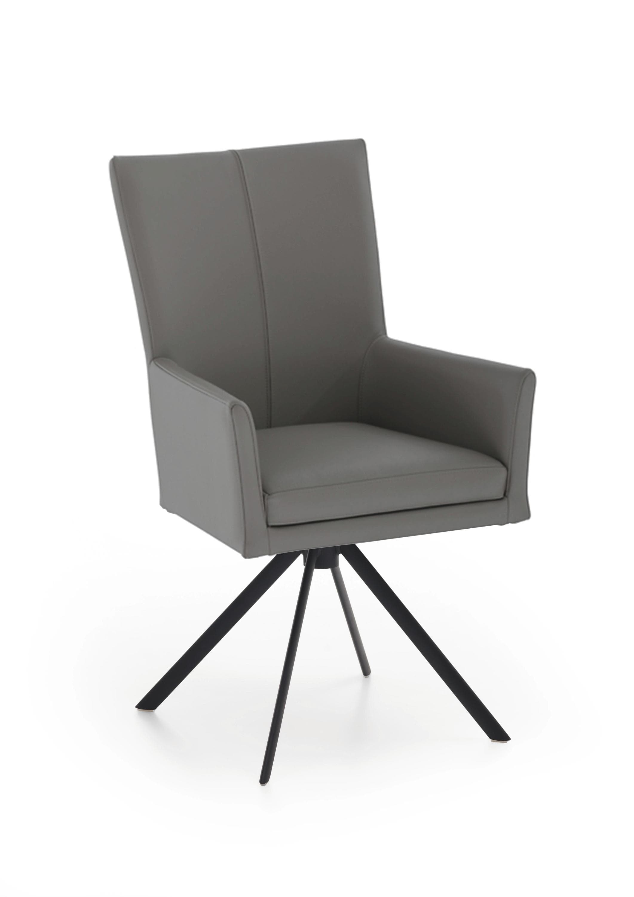 NIEHOFF SITZMÖBEL Polsterstuhl COLORADO Leder Schwarz