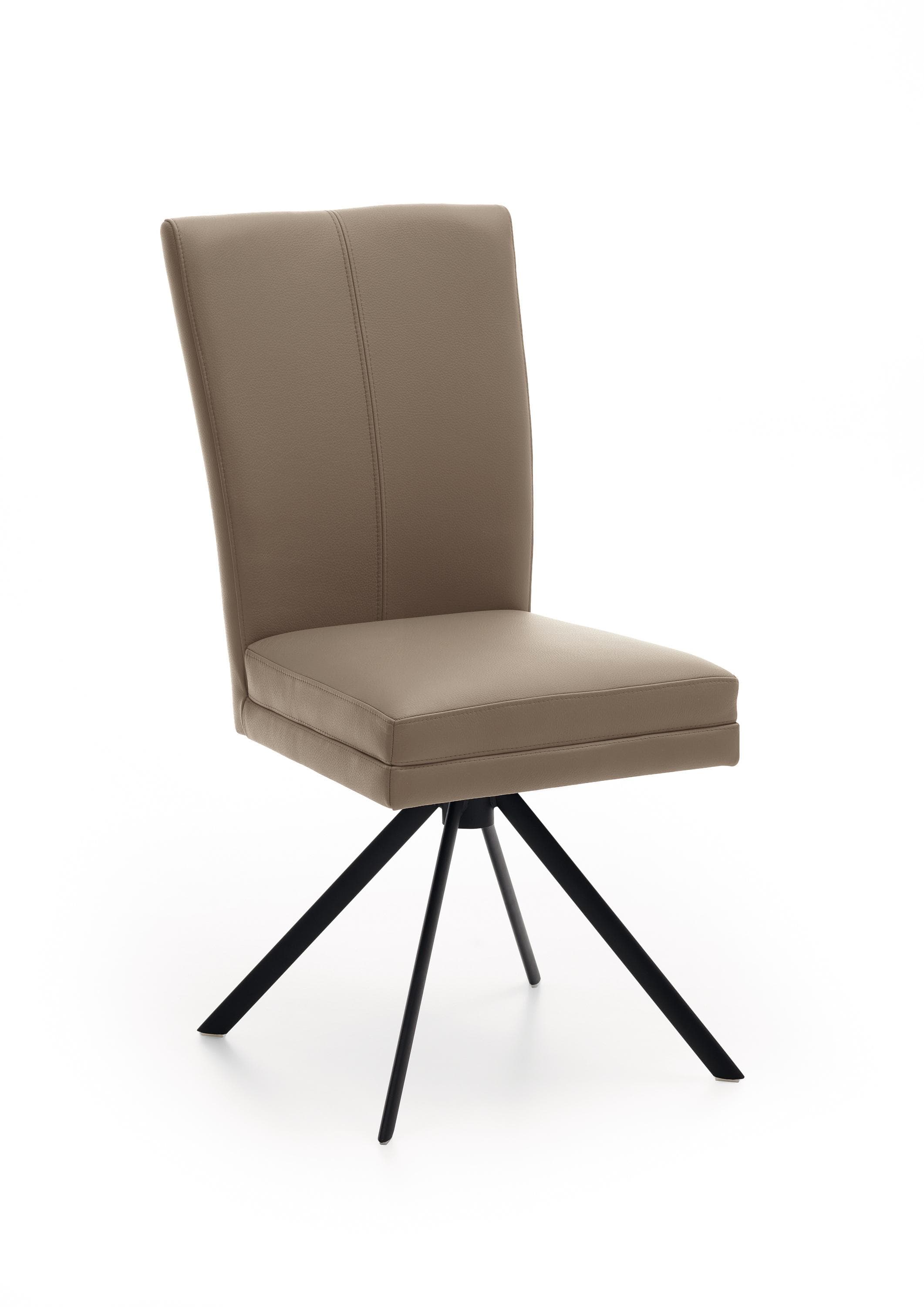 NIEHOFF SITZMÖBEL Polsterstuhl COLORADO Leder Schwarz