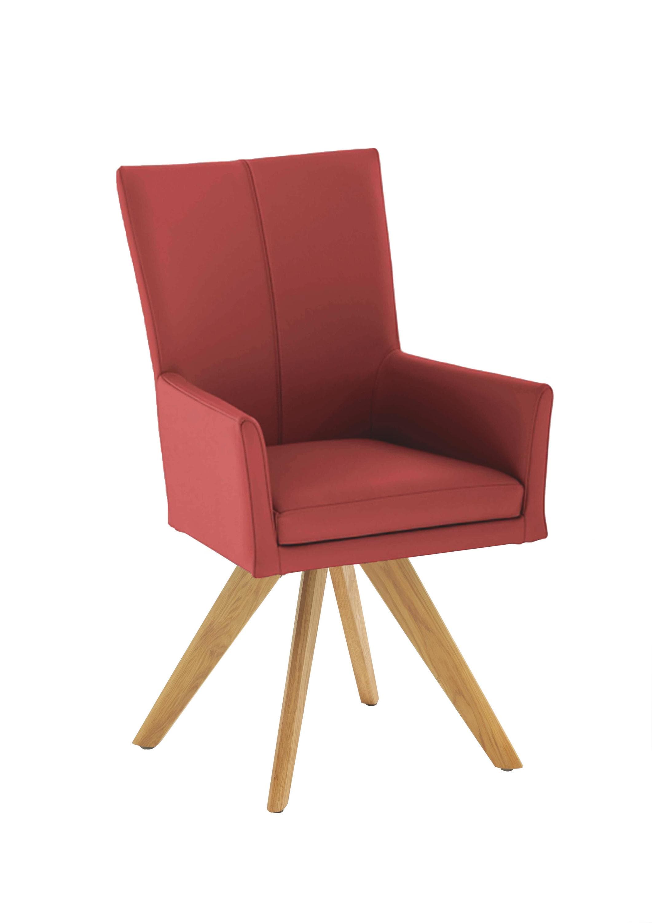 NIEHOFF SITZMÖBEL Polsterstuhl COLORADO Leder Eiche