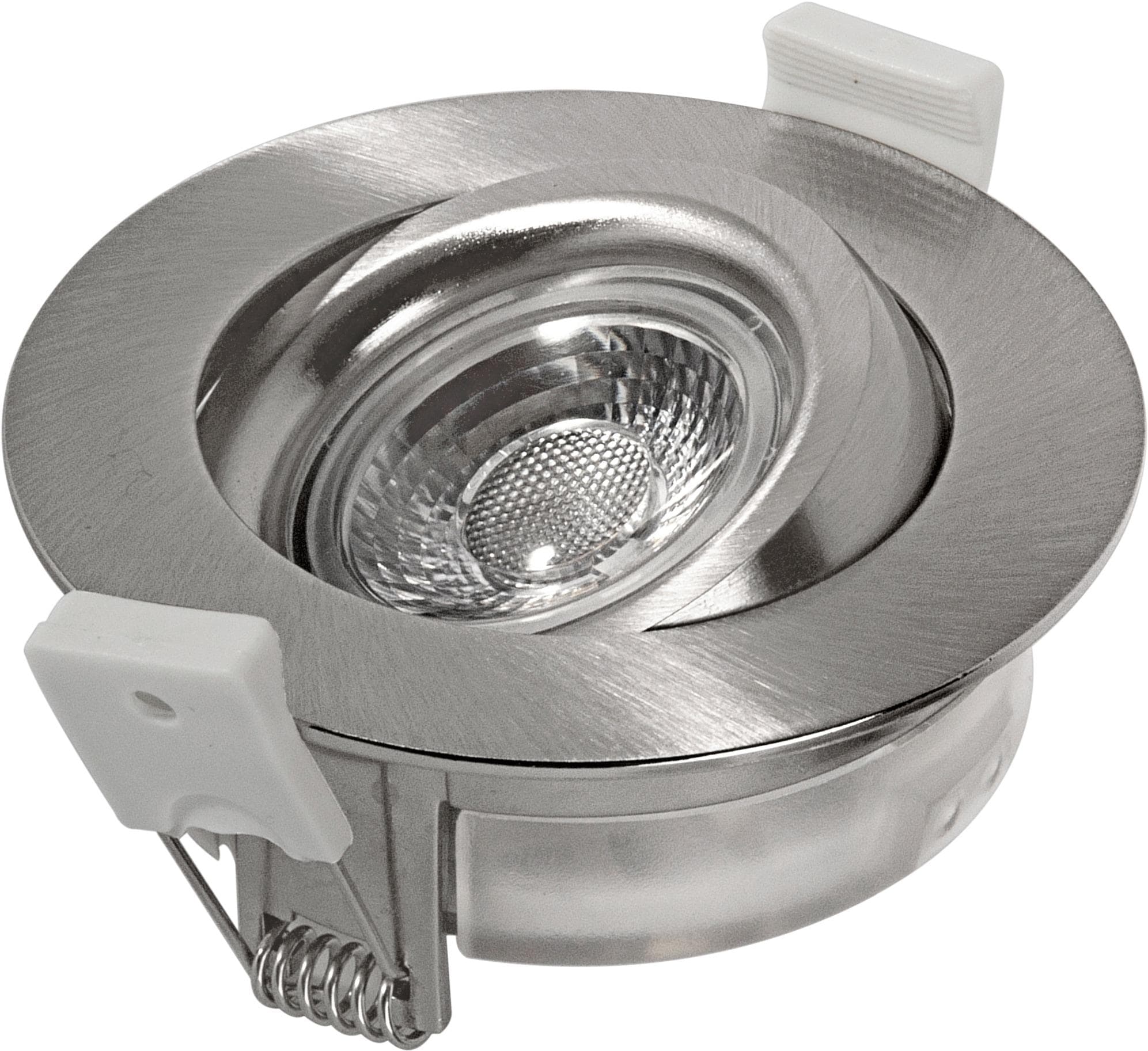 Heitronic LED Einbaustrahler VO-500954 - Warmweiß, Dimmbar, Aluminium