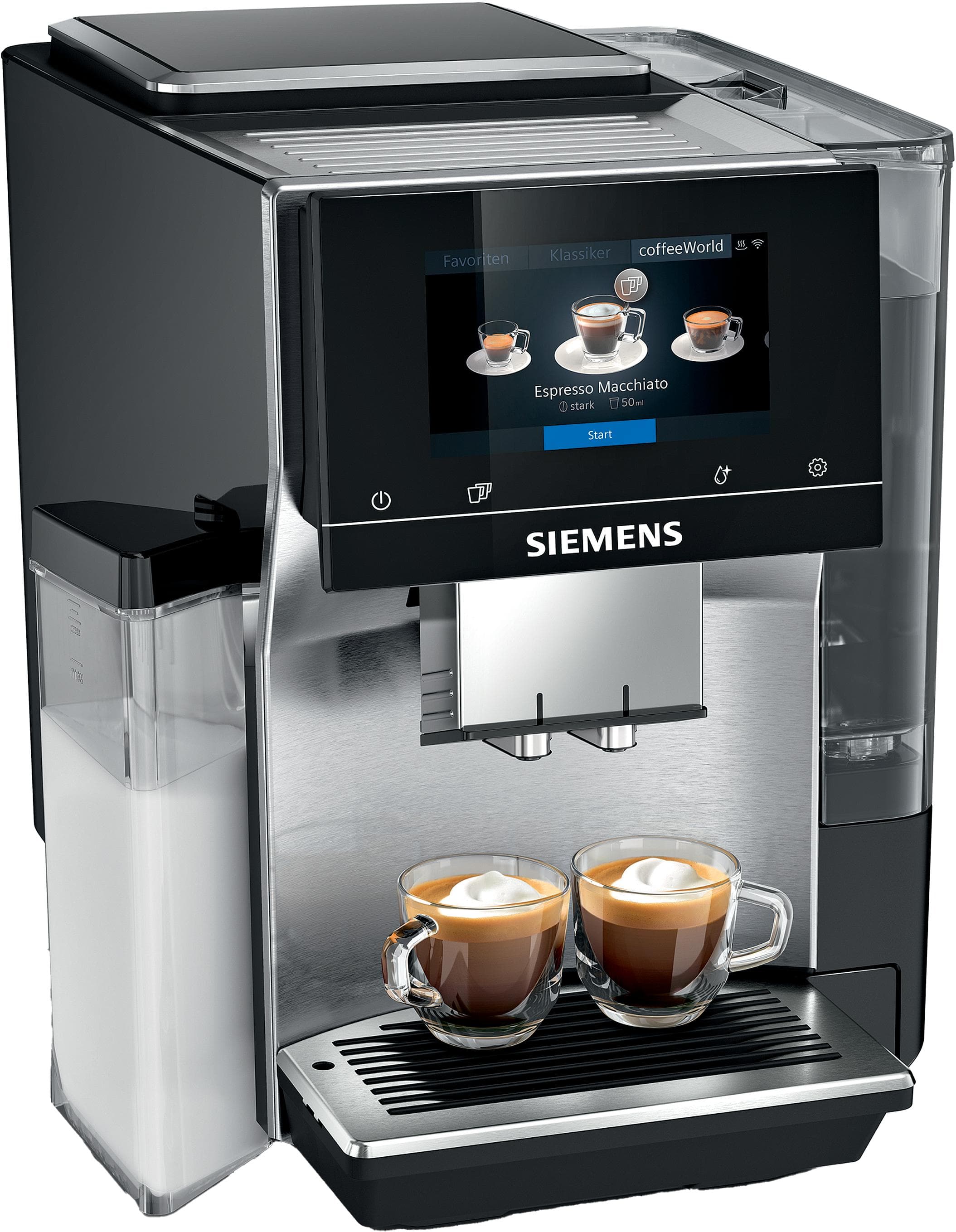 SIEMENS Kaffeevollautomat EQ700 Cold Brew Edelstahl
