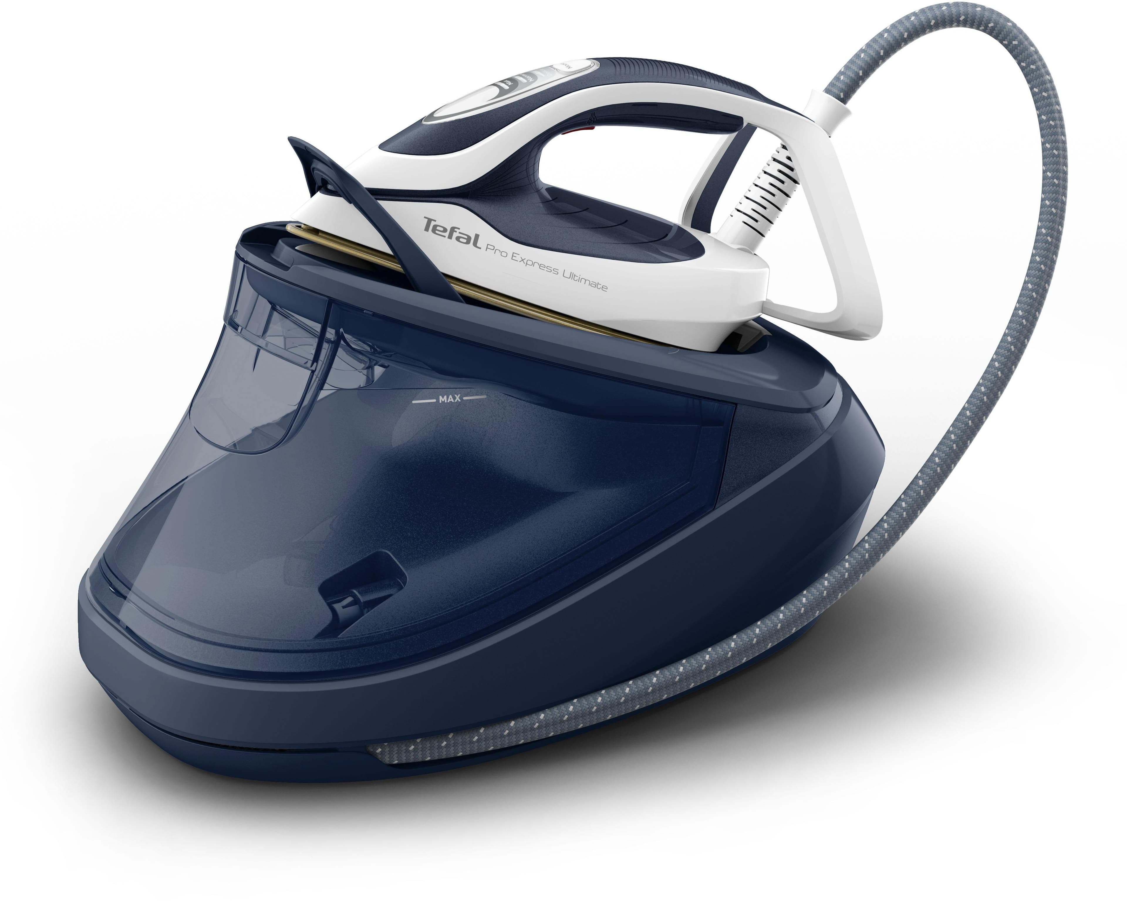 Tefal Pro Express Ultimate II GV9720 Dampfbügelstation Blau/Weiß