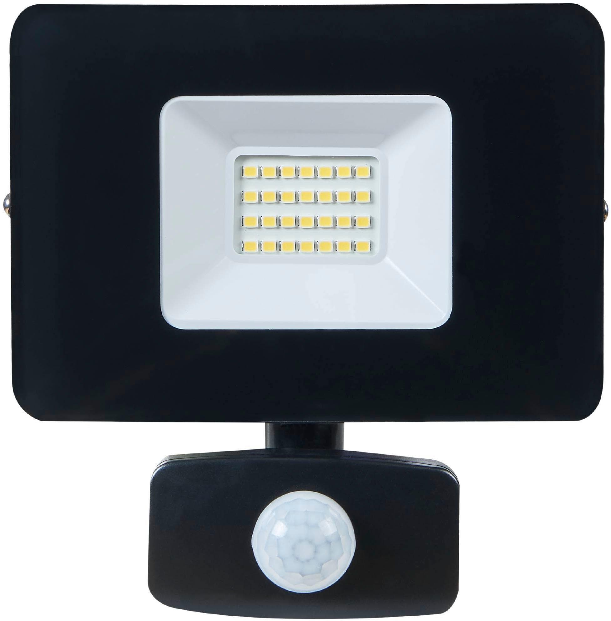 EGLO LED-Außenstrahler Faedo 3 Schwarz Bewegungsmelder