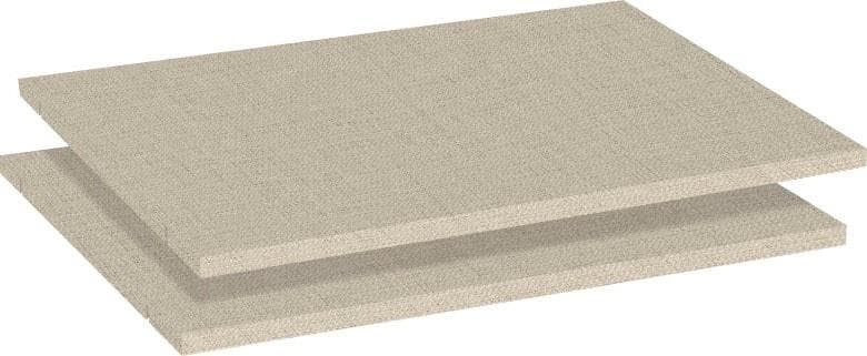 Praktische Einlegeböden - 2er-Set, verschiedene Breiten