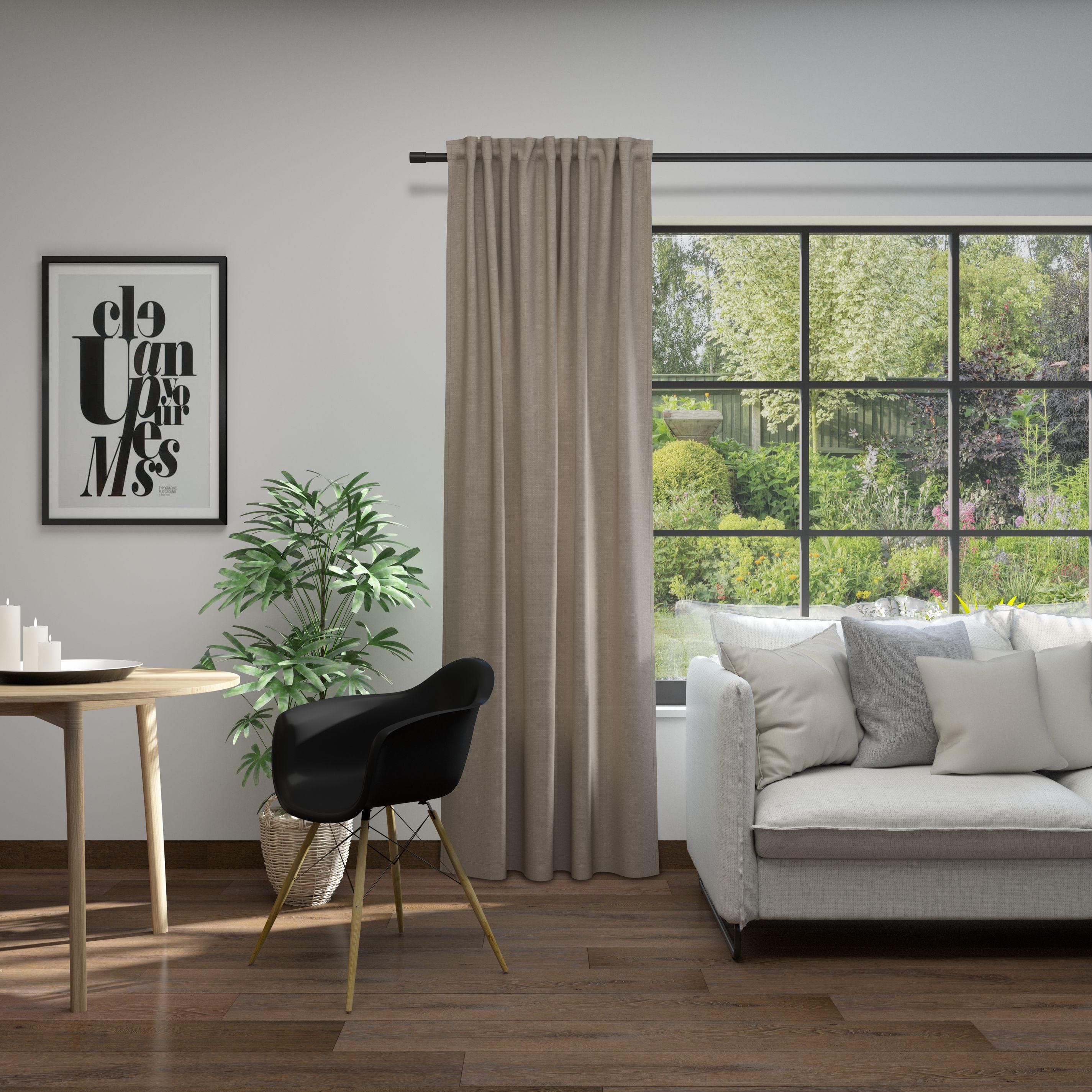 Neutex for you! Gardine Linessa: Blickdichter Vorhang mit Schlaufenband