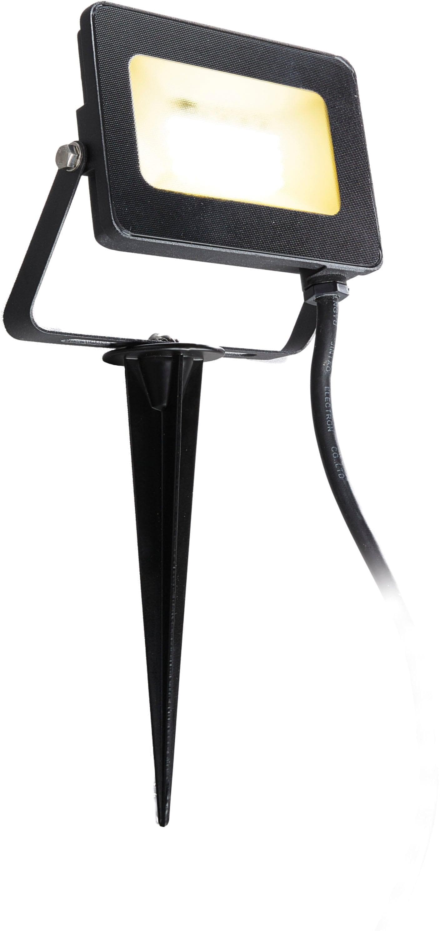 Heitronic Kingston LED Außenstrahler - Dimmbar, RGBW+, Fernbedienung