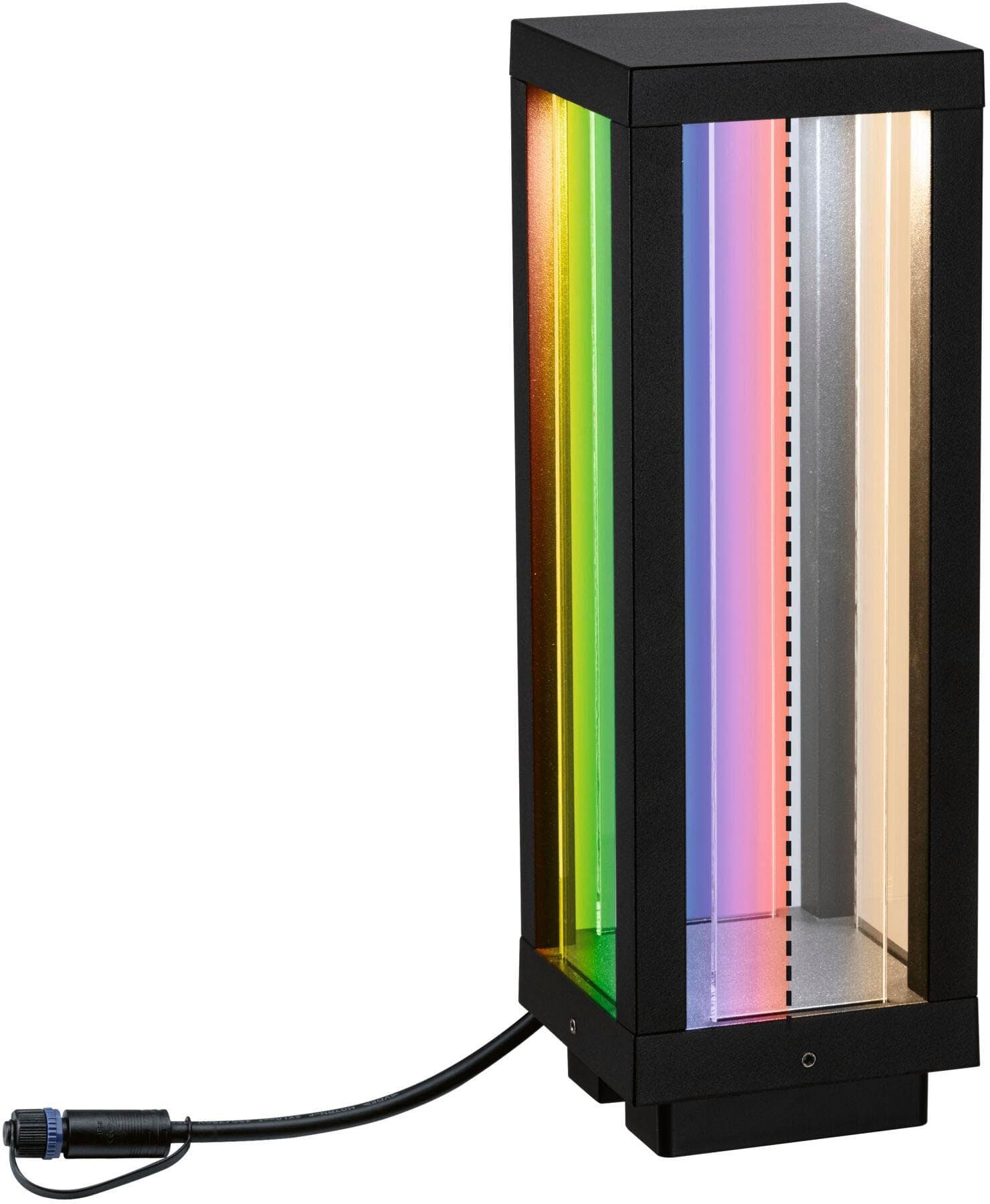 Paulmann Plug & Shine LED-Sockelleuchte Classic Lantern RGBW Anthrazit