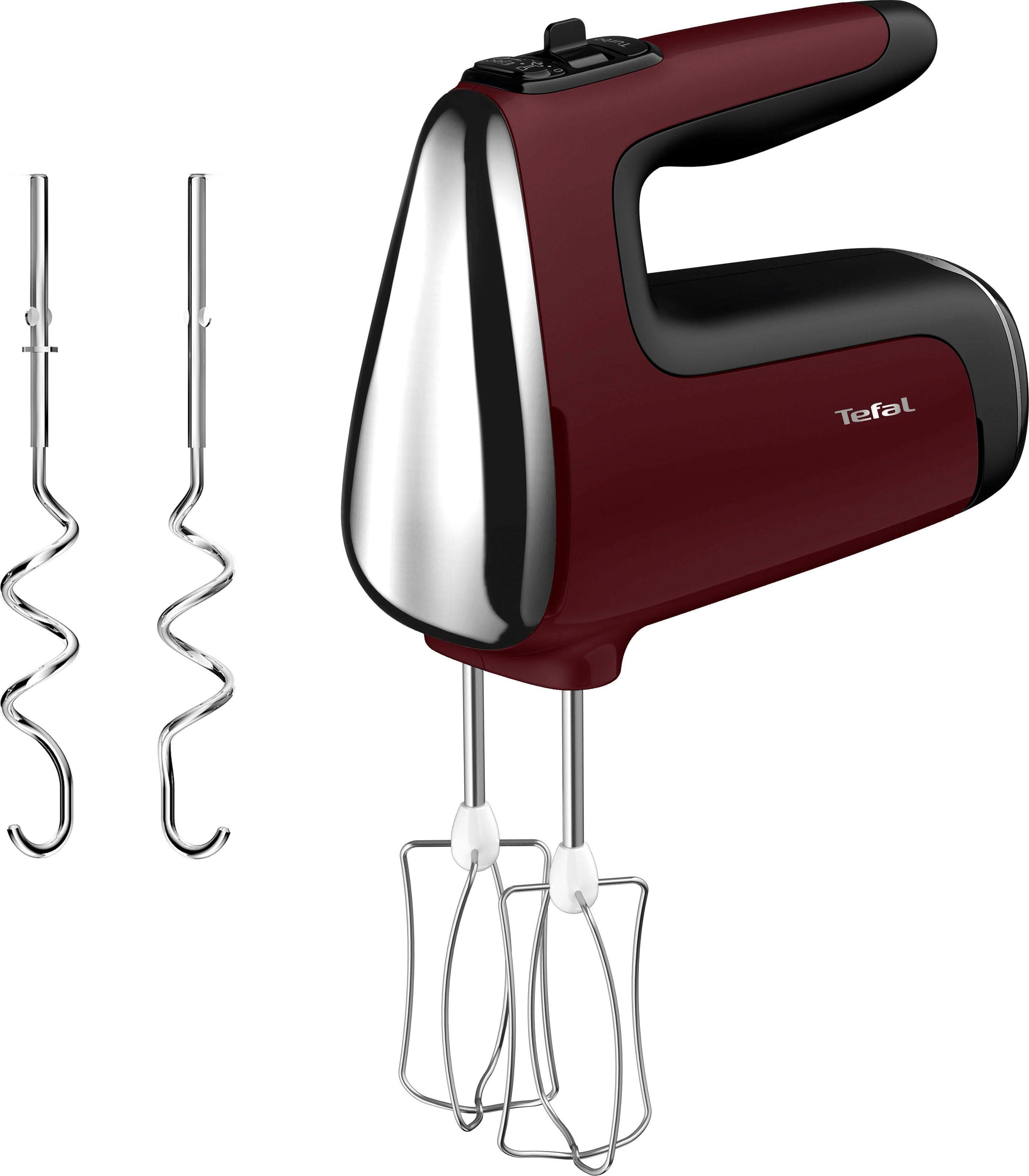 TEFAL Handmixer HT6525 Powermix Silence 600 W Rot