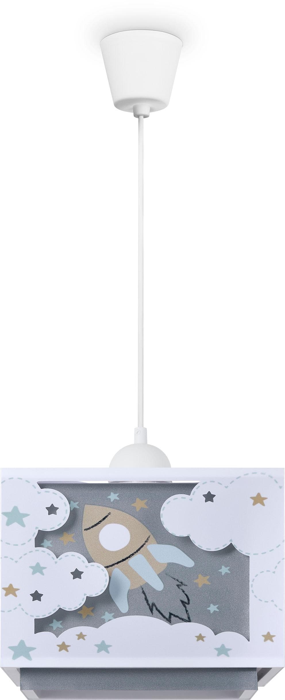 Paco Home Pendelleuchte GRETA Kunststoff Kinderzimmer