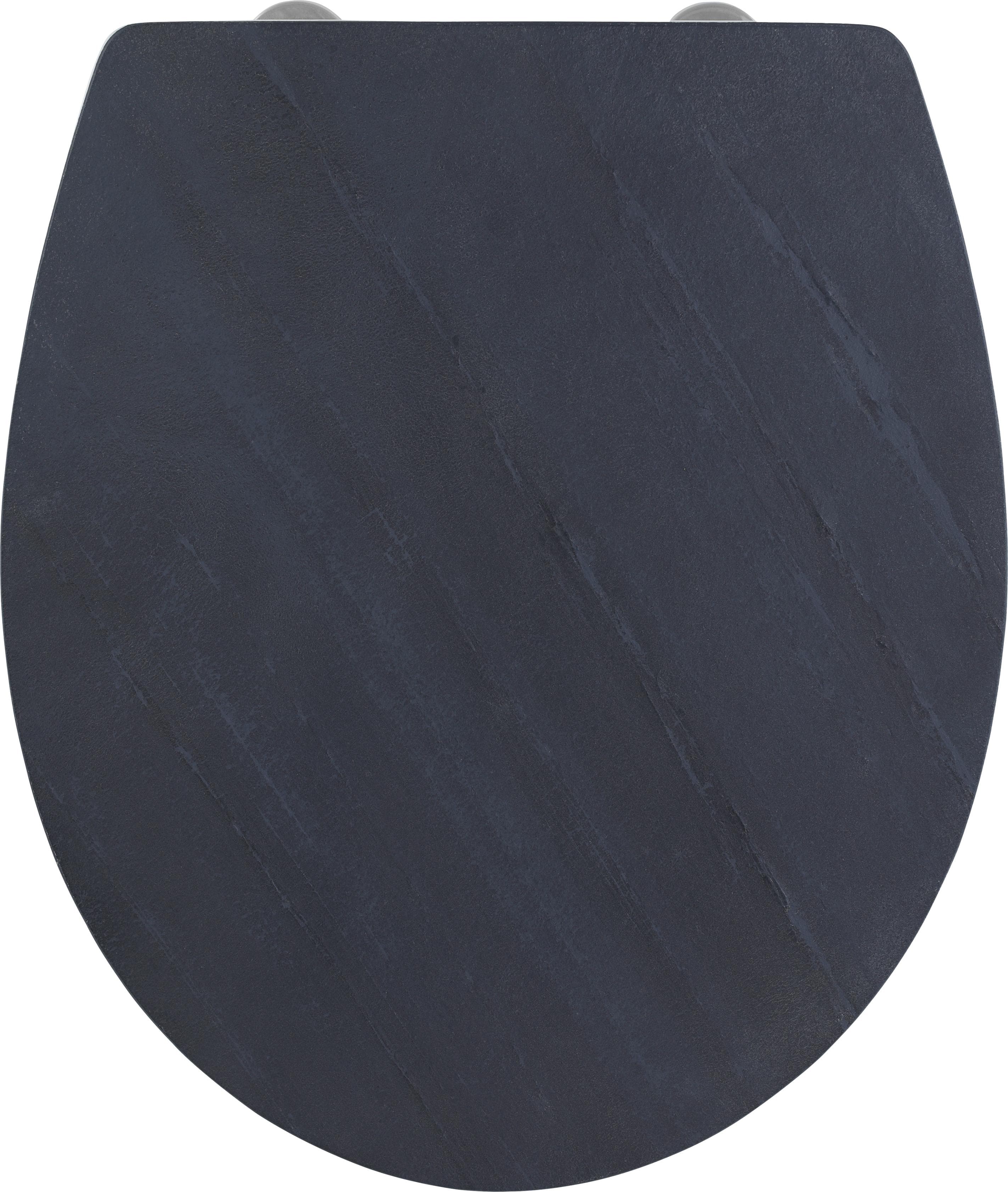 CORNAT WC-Sitz Duroplast anthrazit SoftClose Quick Release