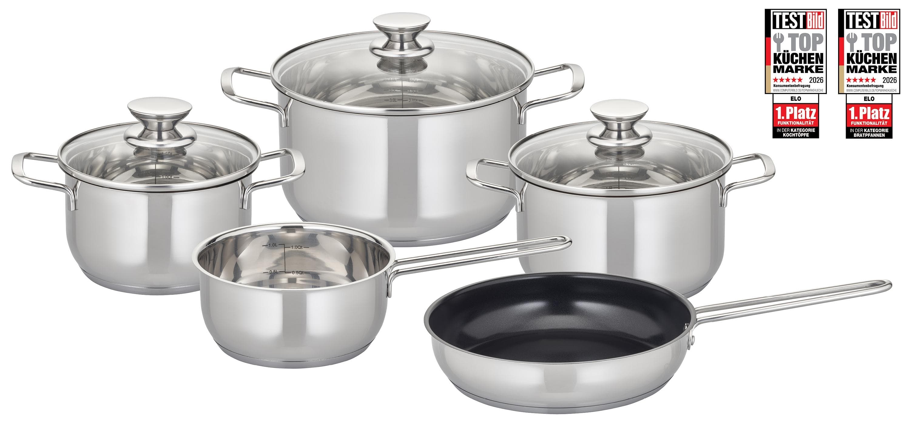 ELO Therm Edelstahl Stopfset 5-tlg