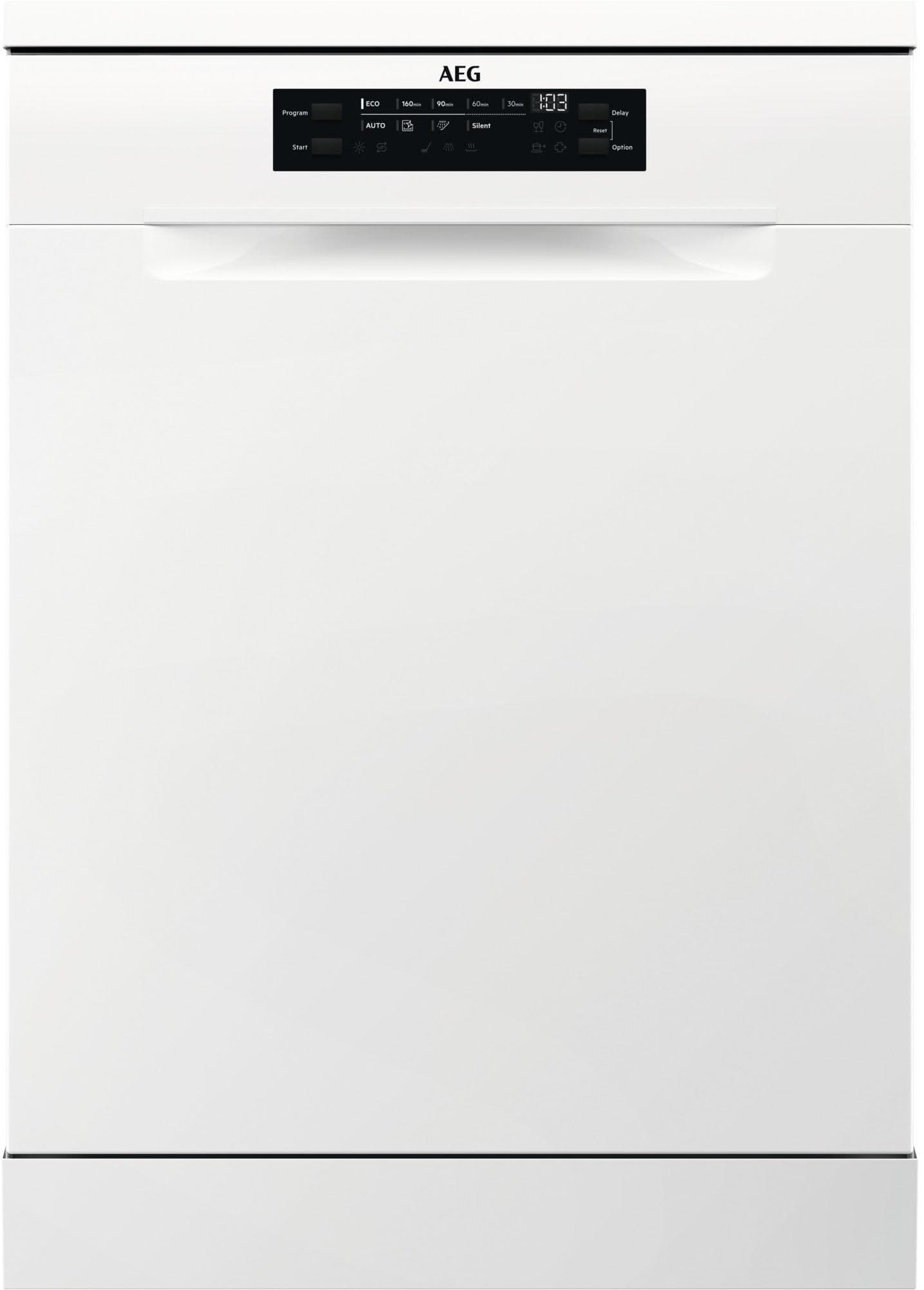 AEG Standgeschirrspüler FFB7676APW Weiß Energieeffizienz A