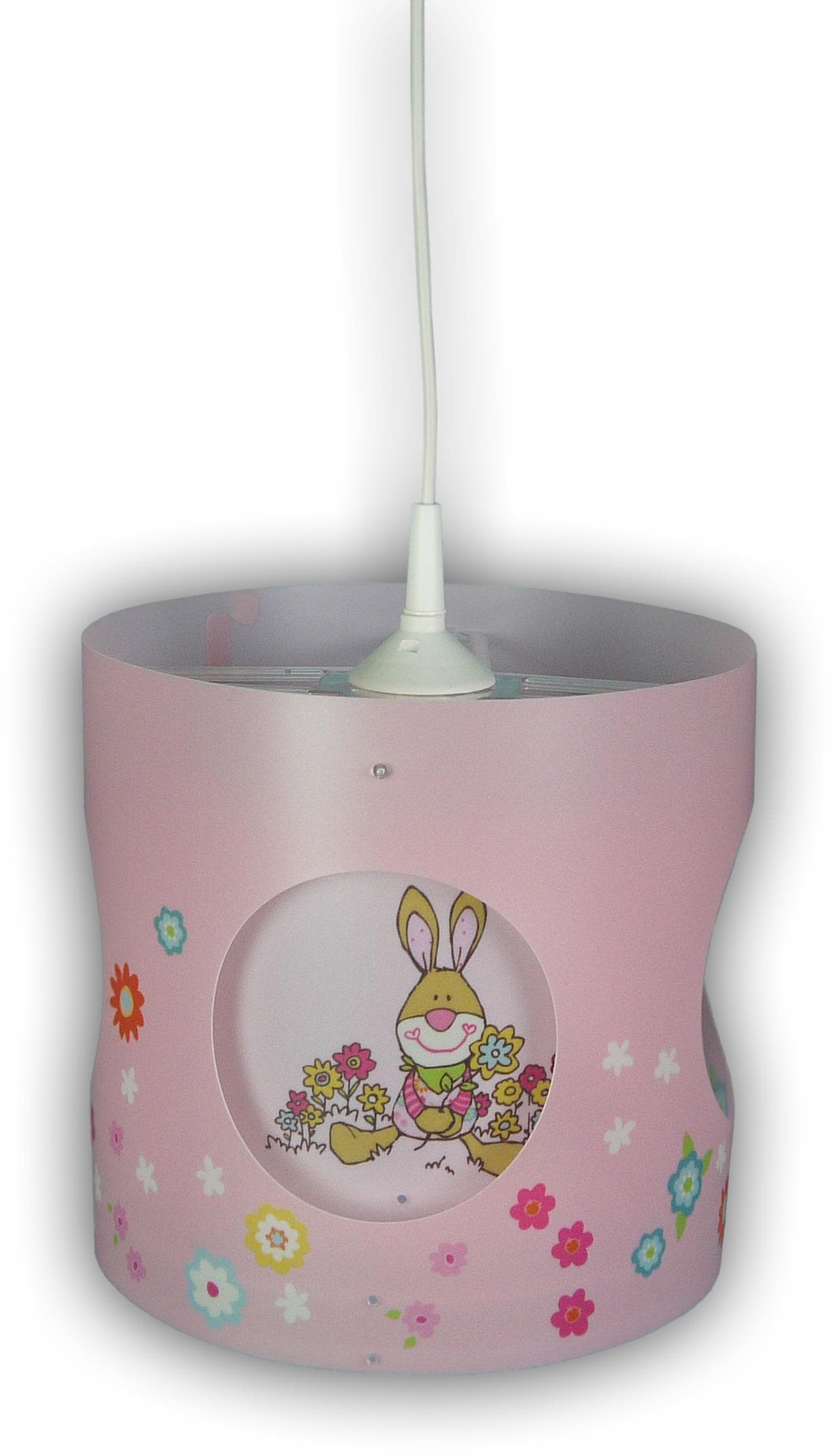 Bungee Bunny Kinderzimmer-Hängeleuchte Drehend Rosa