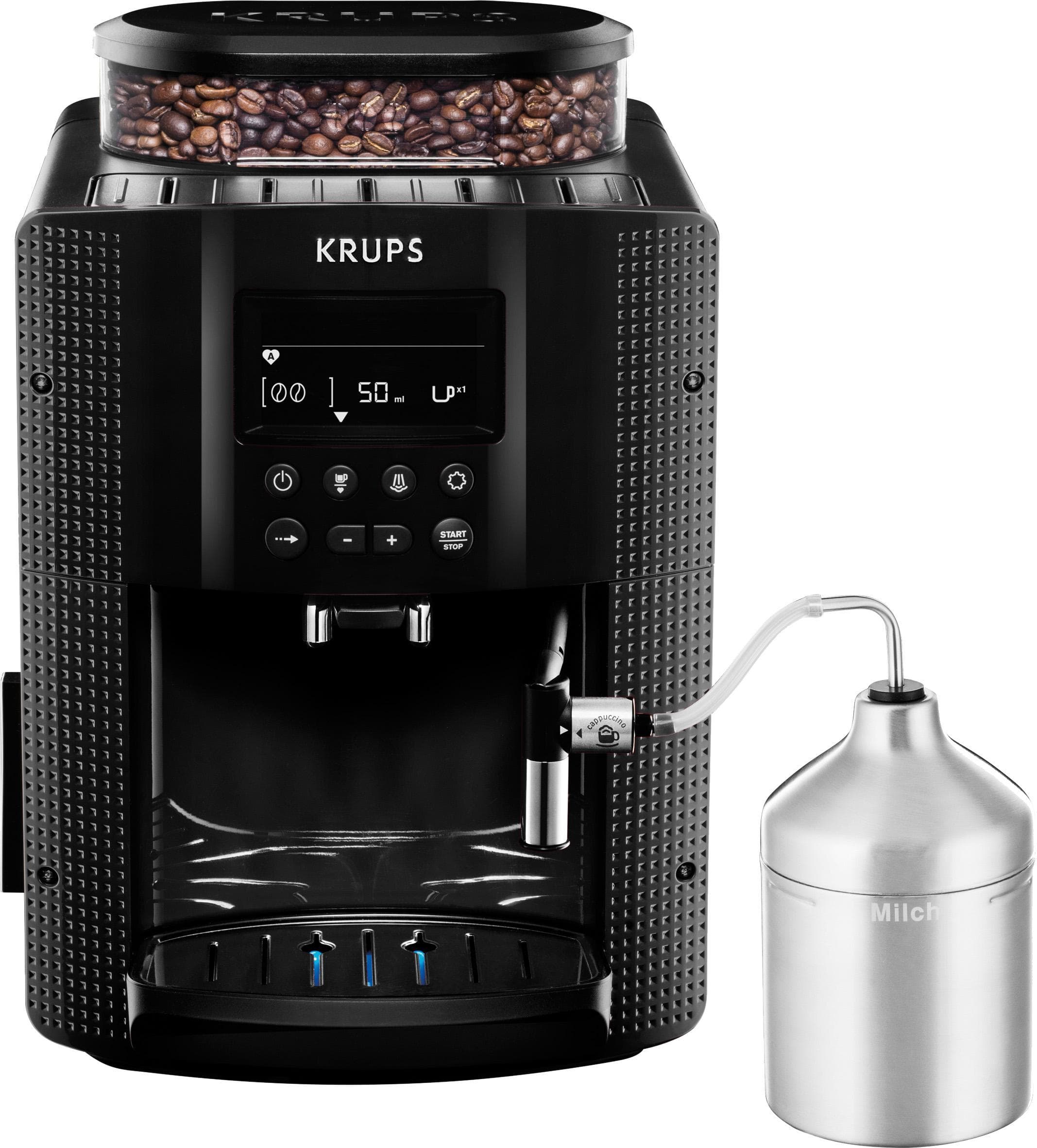 KRUPS Kaffeevollautomat EA8160 Essential Espresso schwarz
