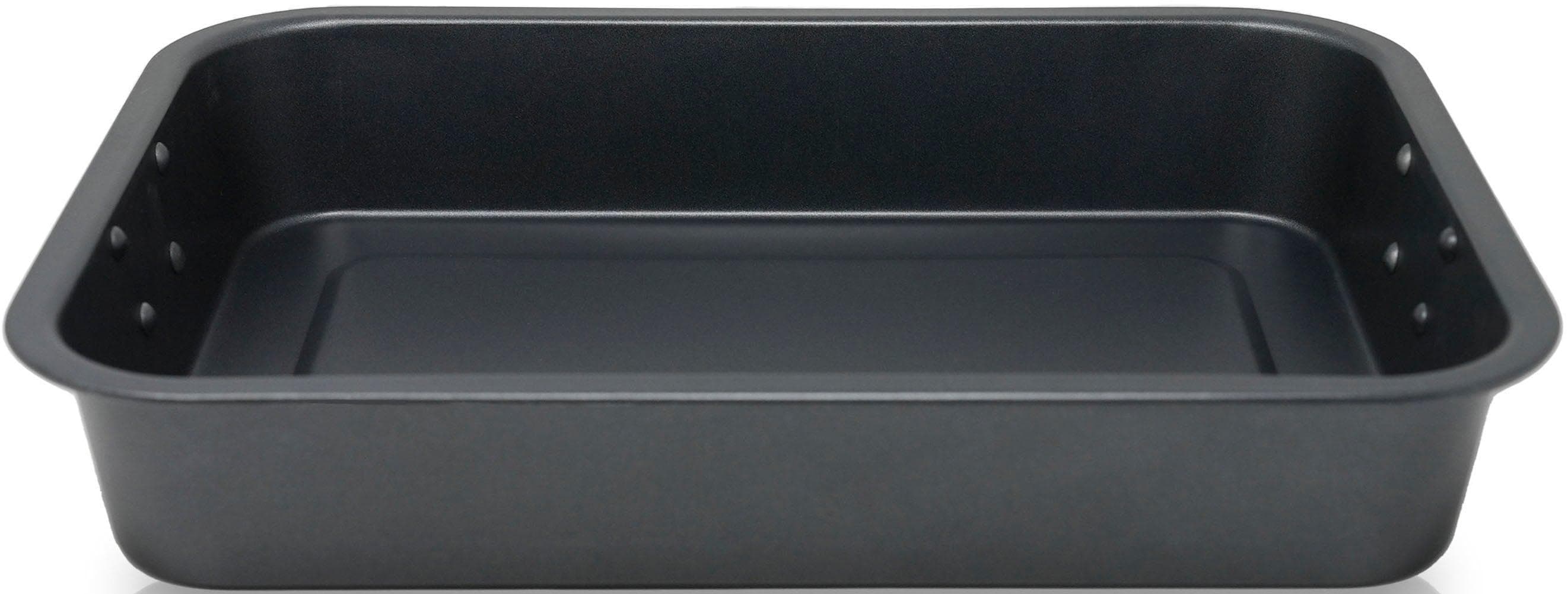 Krüger Auflaufform schwarz mit Antihaft-Beschichtung