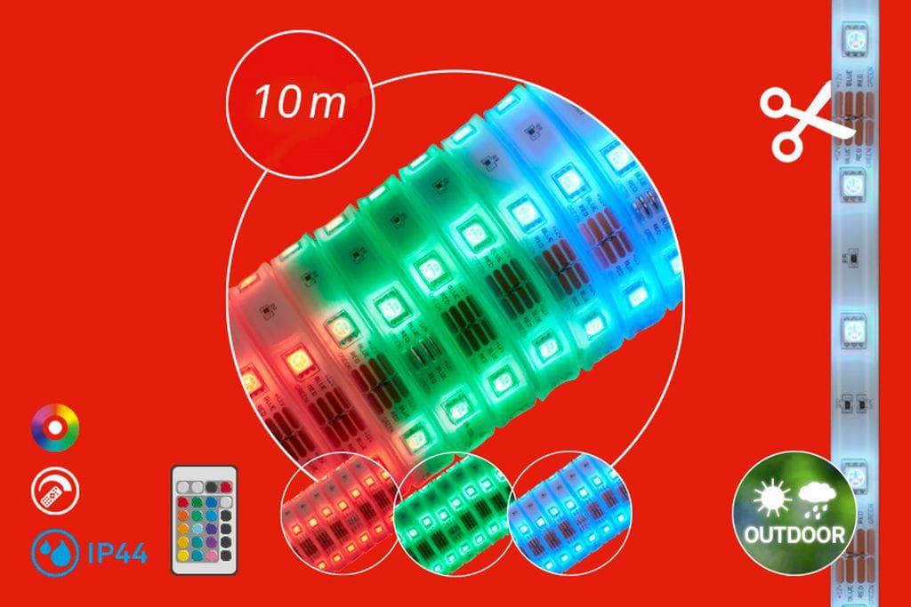 Briloner Leuchten LED Stripe Superline 10m RGB IP44