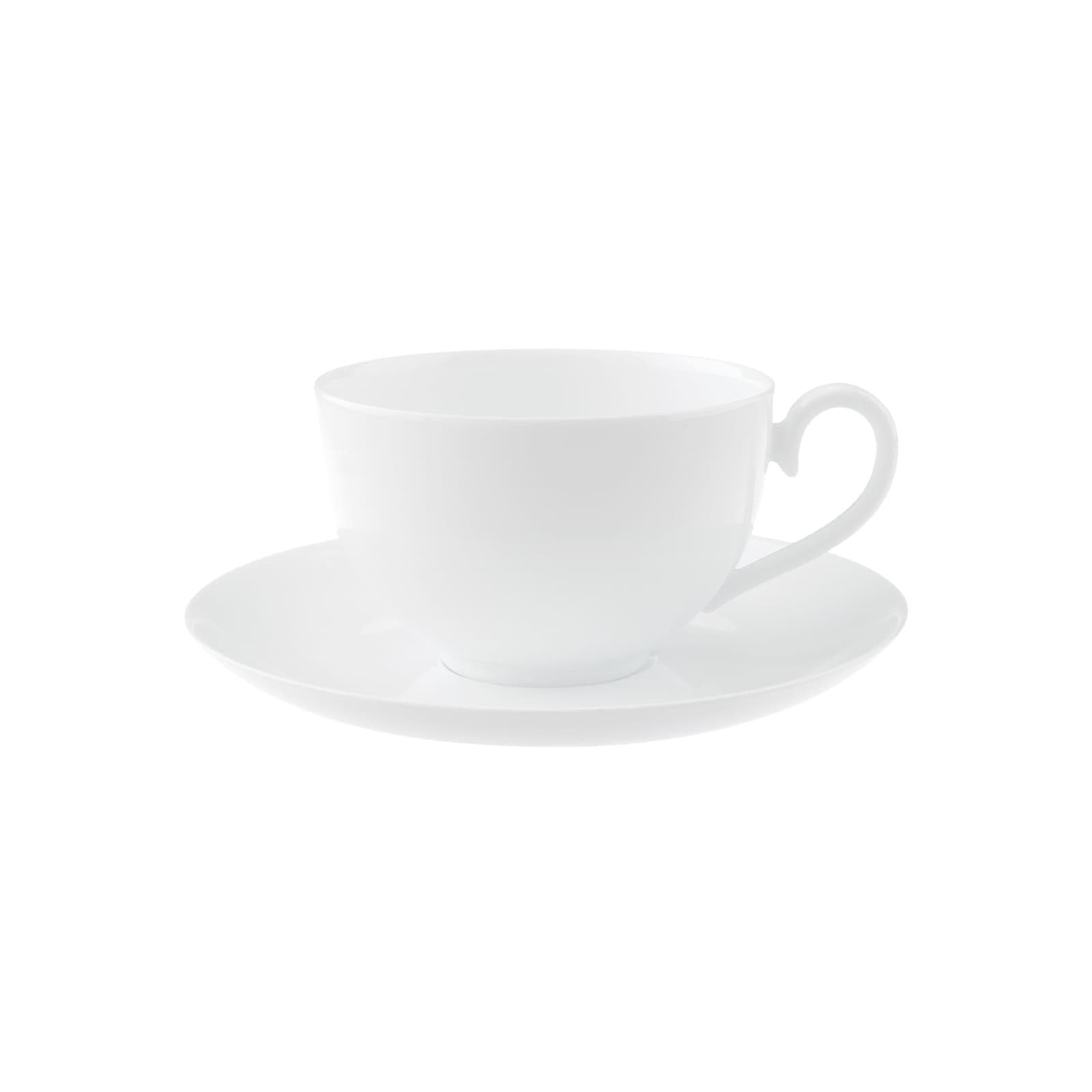 Villeroy & Boch Tasse Royal 400ml weiß mit Untertasse