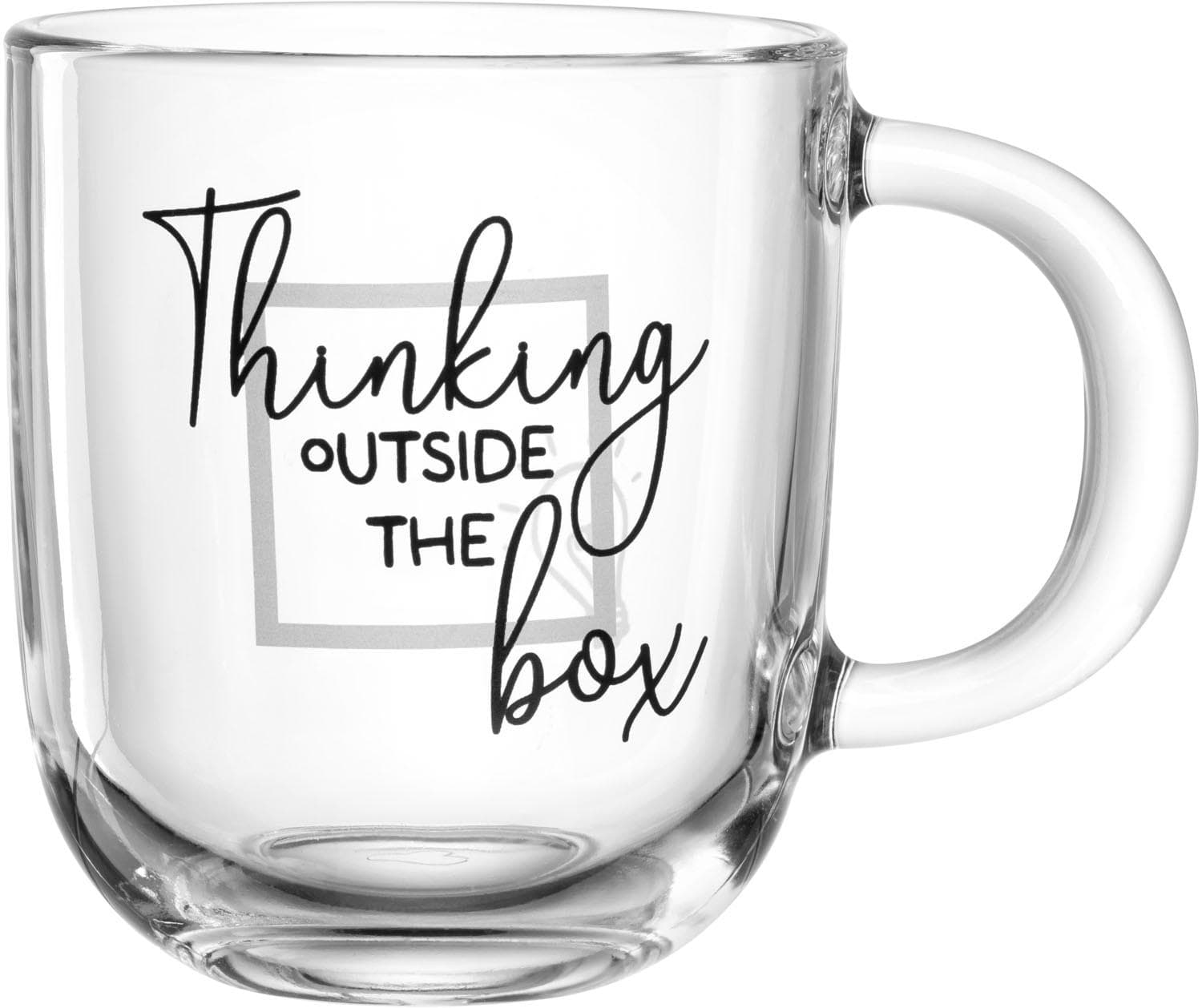 Leonardo Tasse 4er-Set Glas Thinking outside the box