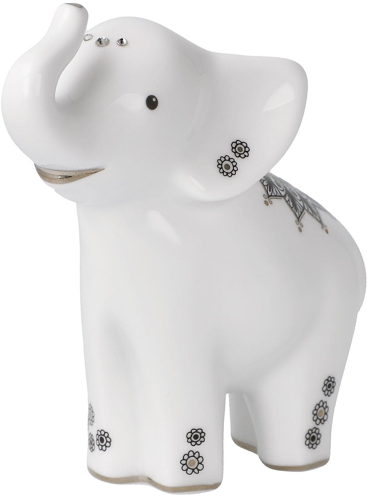 GOEBEL Tierfigur Kamili Schwarz-Weiß Porzellan