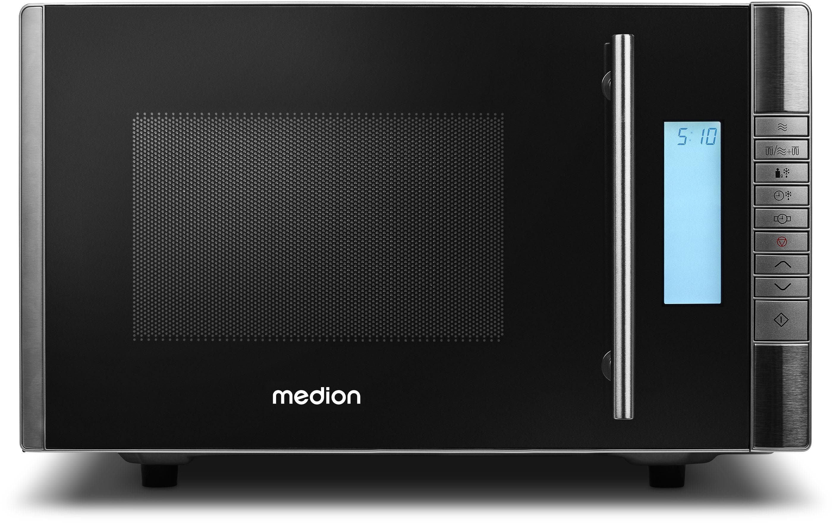 MEDION Mikrowelle MD 14482 mit Grillfunktion silber