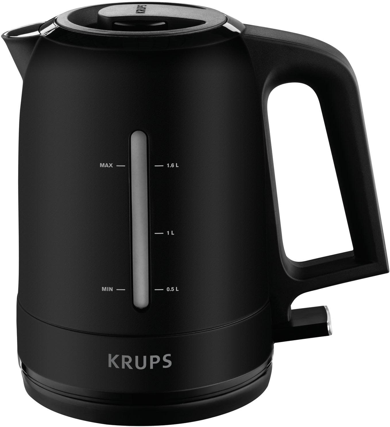 Krups BW 2448 Wasserkocher Schwarz 1,6 Liter