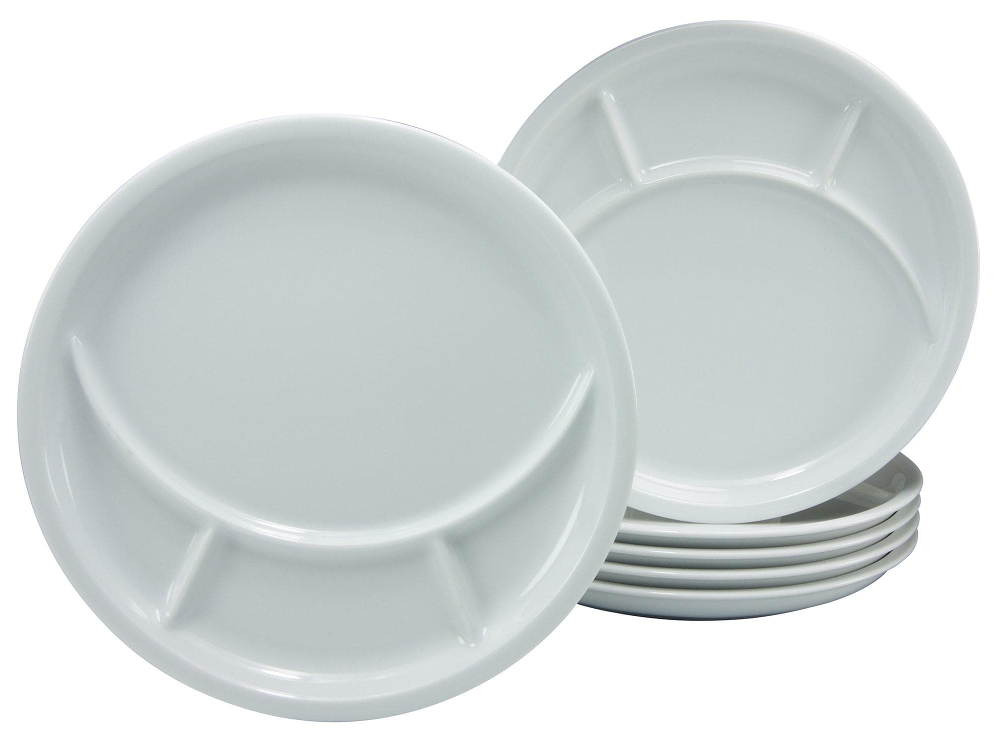 CREATABLE Fondueteller Essteller Universal weiß 27cm Porzellan