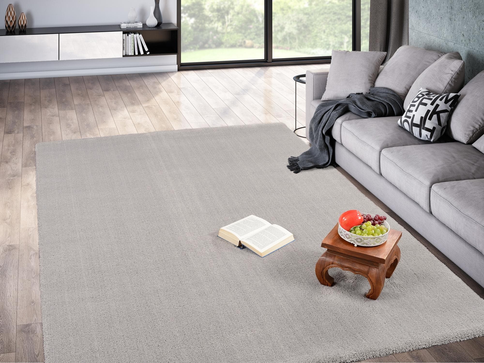 Hochflor-Teppich OCI Soft Dream Grau 200x250 cm