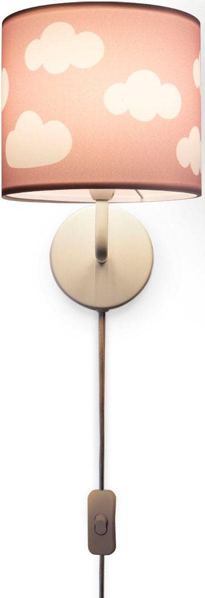 Paco Home Luca Cosmo Wandleuchte Wolkenmuster Kinderzimmer