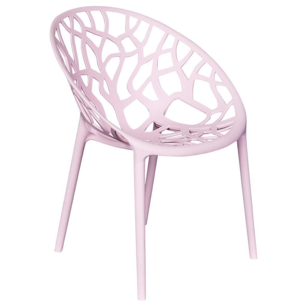 Ambia Garden Stapelstuhl Rosa Kunststoff Gartenstuhl