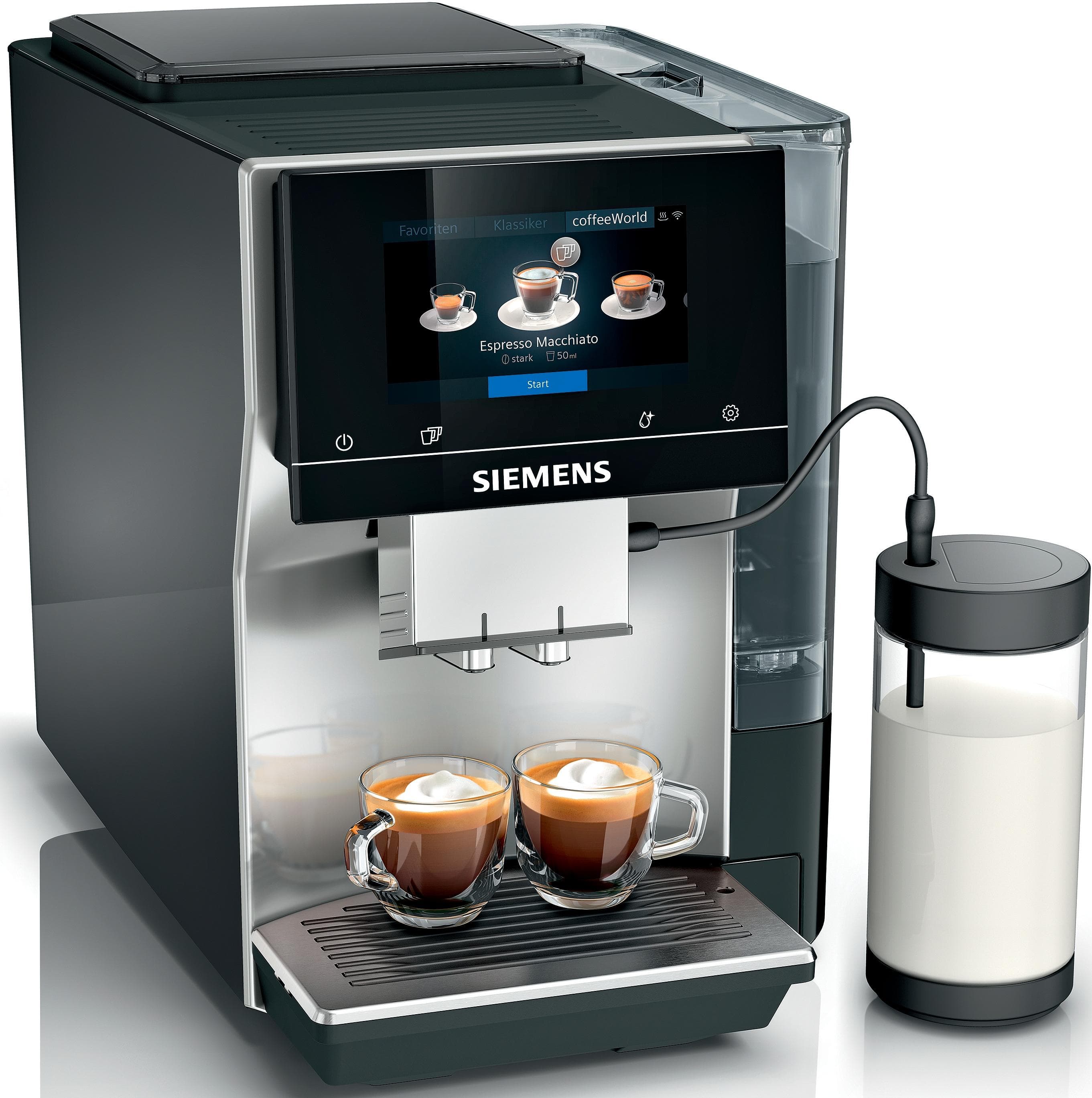 Siemens Kaffeevollautomat EQ700 classic TP715D47 mit 5" TFT-Display